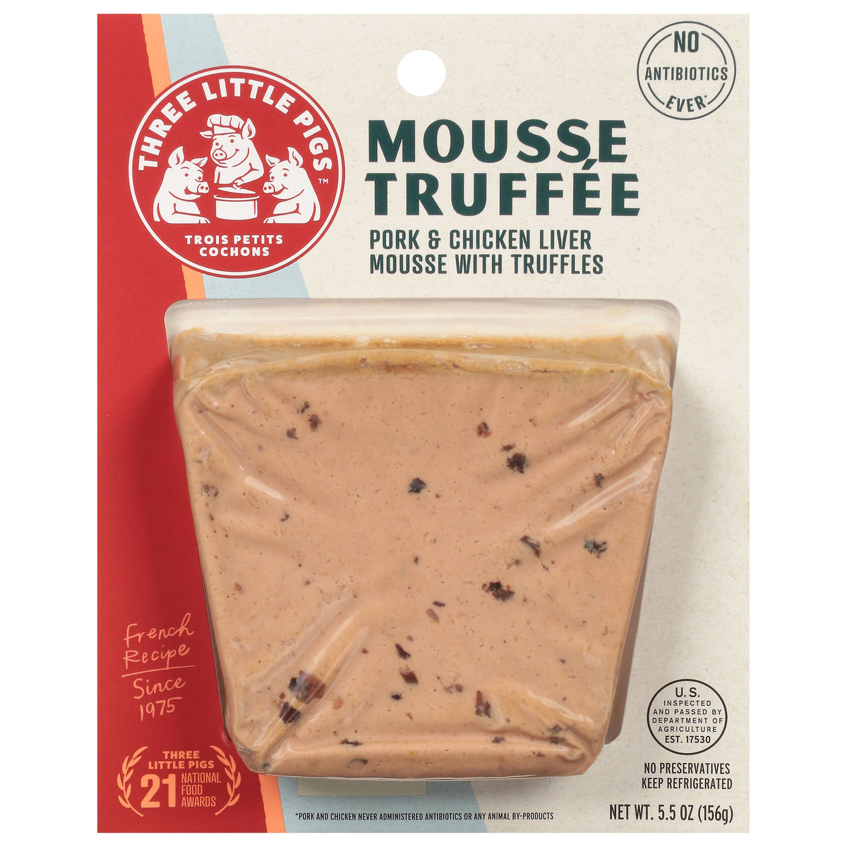 Trois Petits Cochons Truffee Mousse Sliced