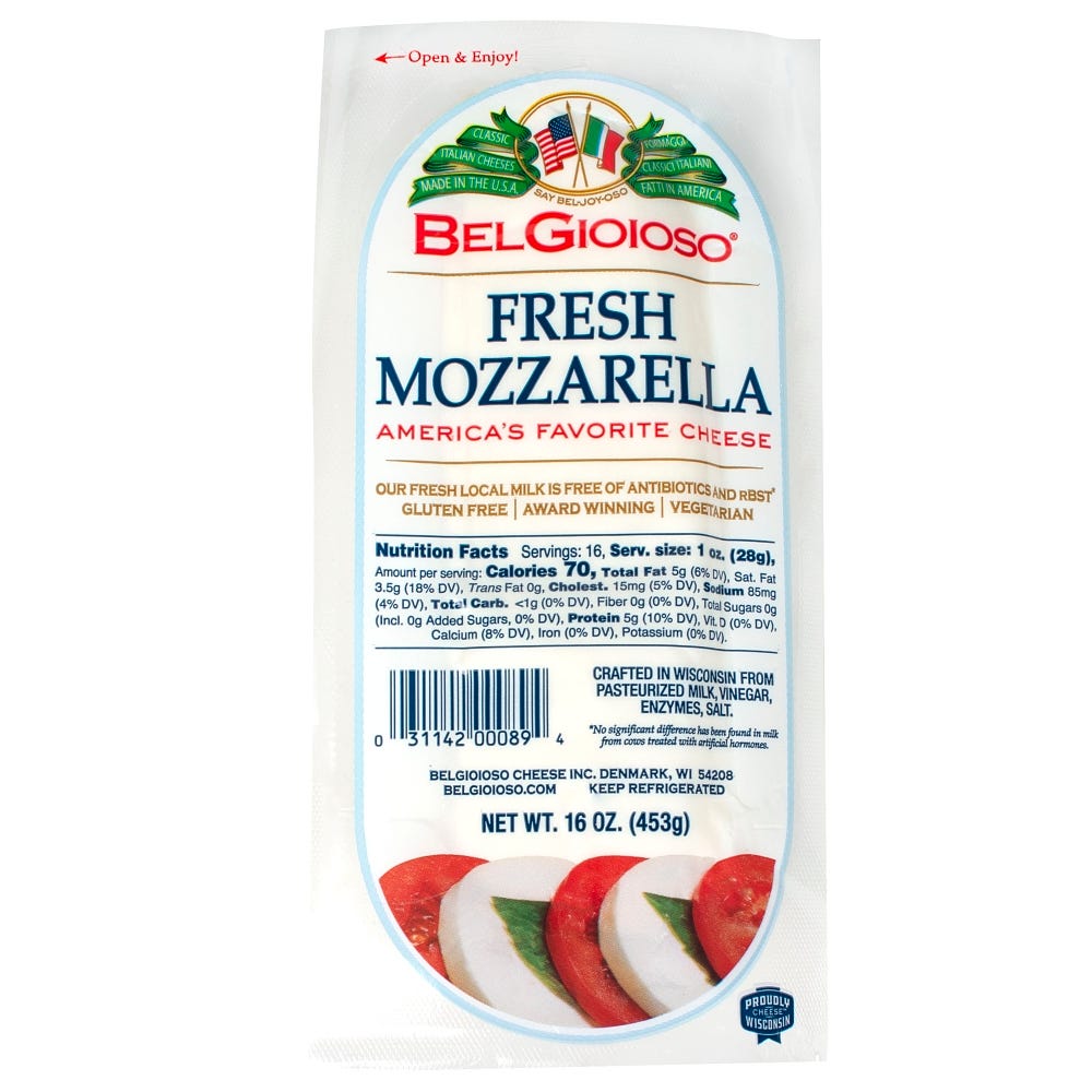Mozzarella Log