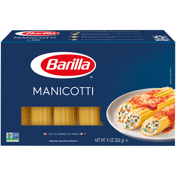 Medium Manicotti Pasta