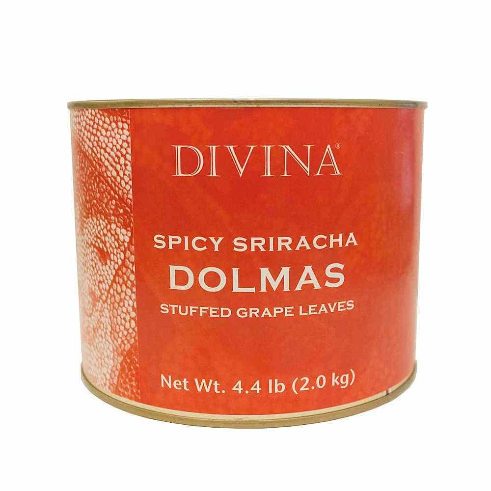Divina Spicy Dolmas Gluten Free, 4.4 lb
