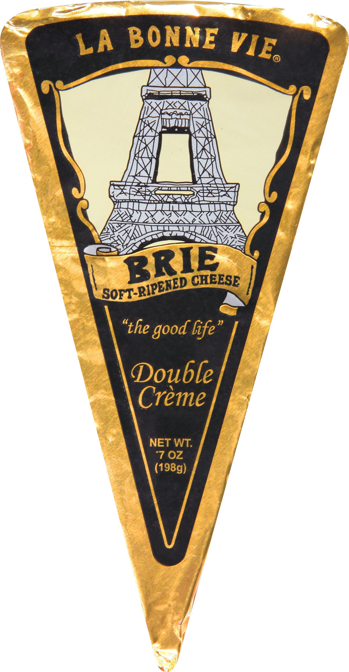 Foil Wrap Brie Wedge