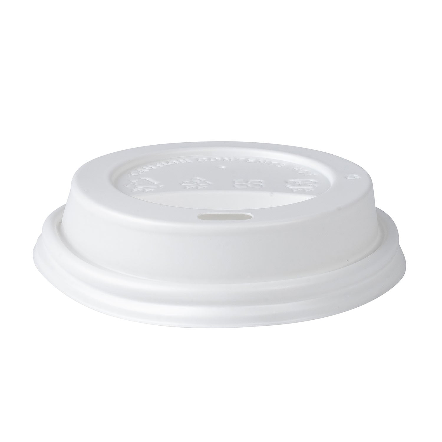8oz White Dome Sipper Hot Cup Lid