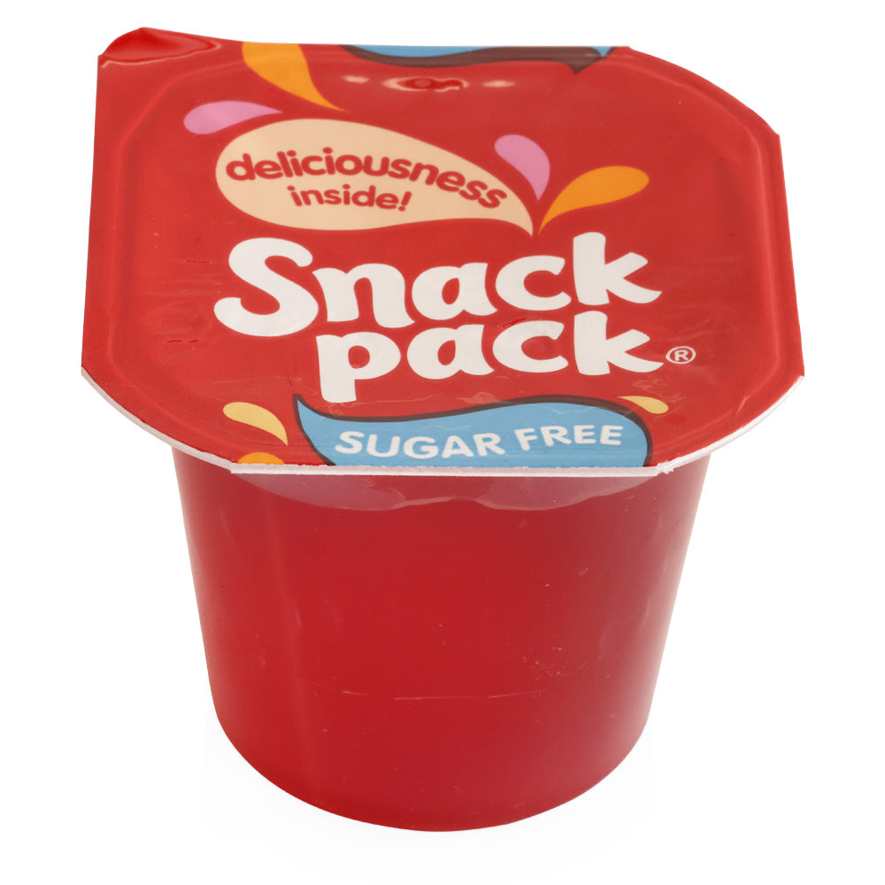 Sugar Free Cherry Gelatin Snack Pack