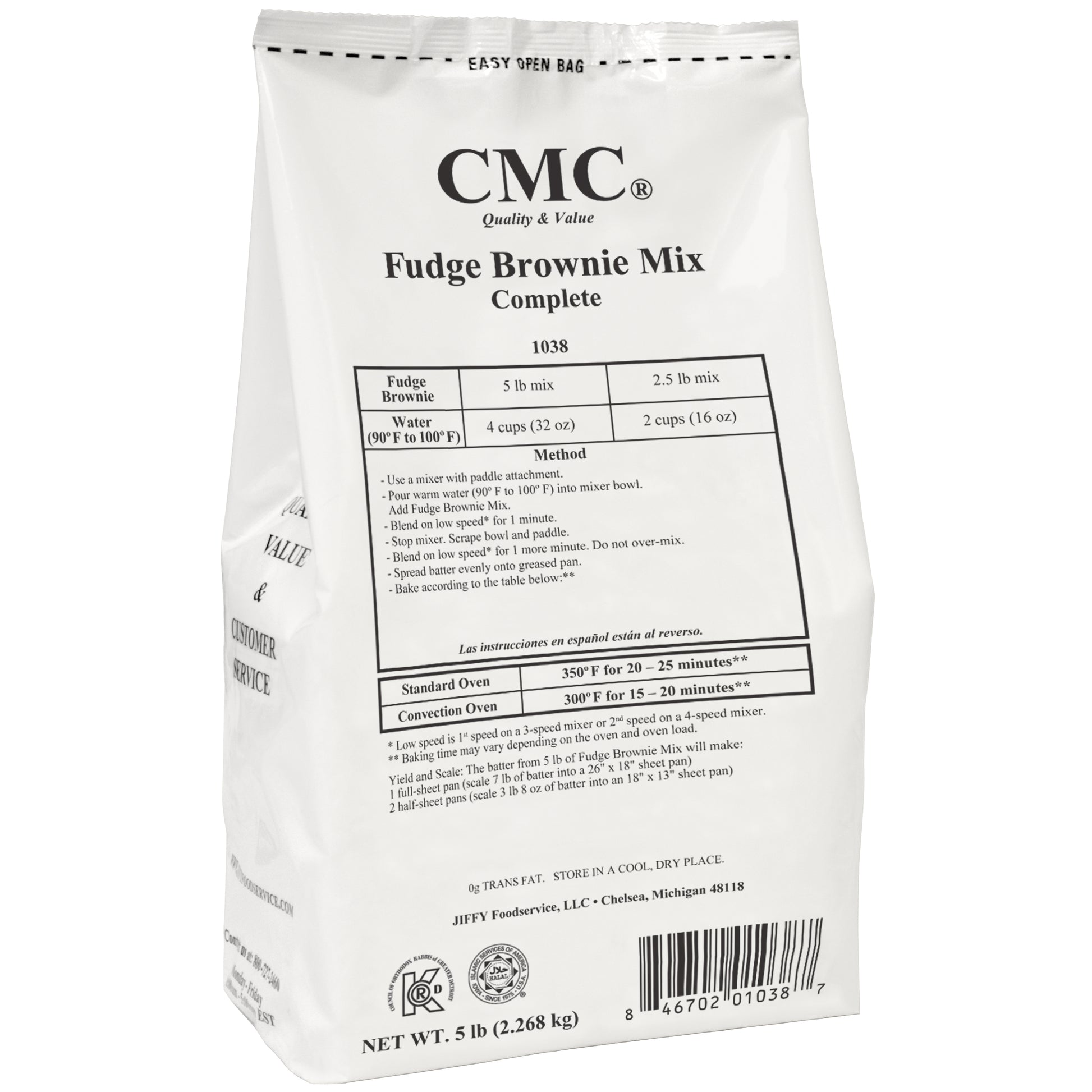 Fudge Brownie Mix 5lb