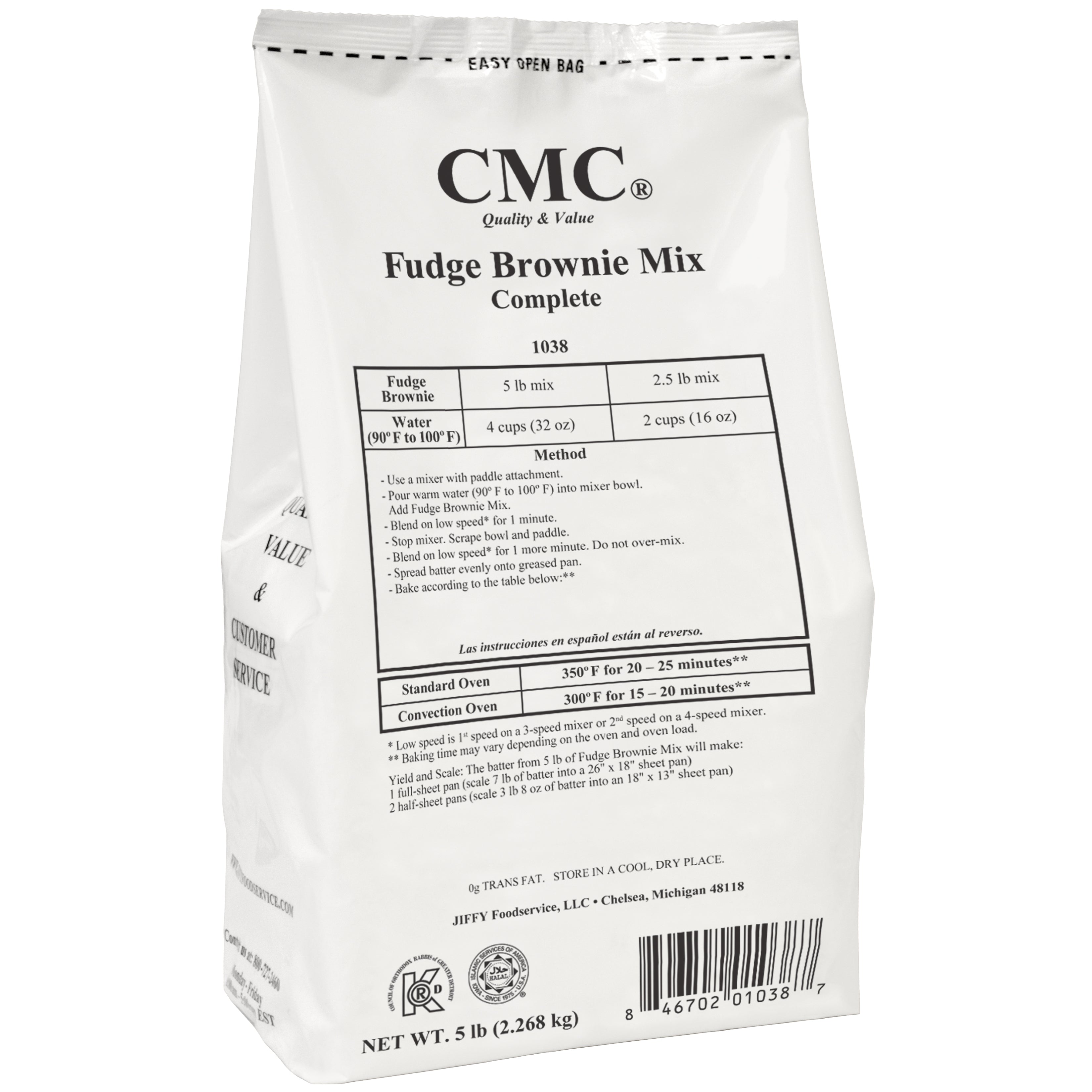 Fudge Brownie Mix 5lb