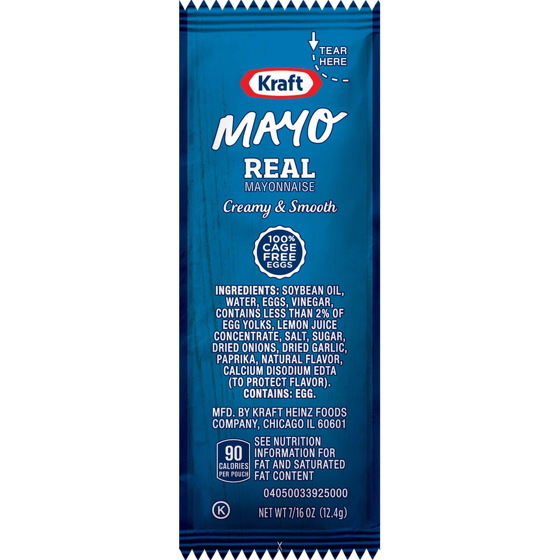 * Mayonnaise Single Serve Packets