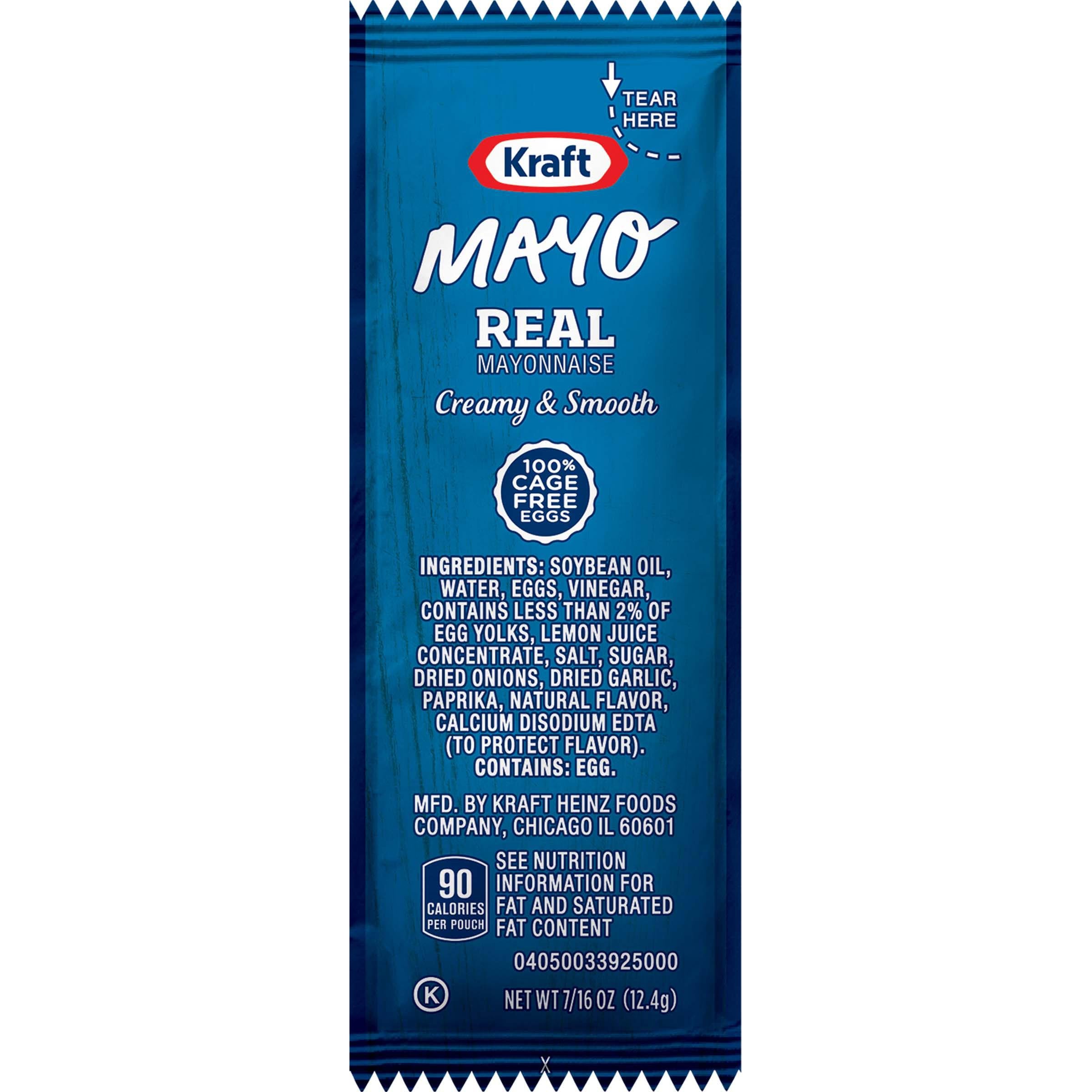 * Mayonnaise Single Serve Packets