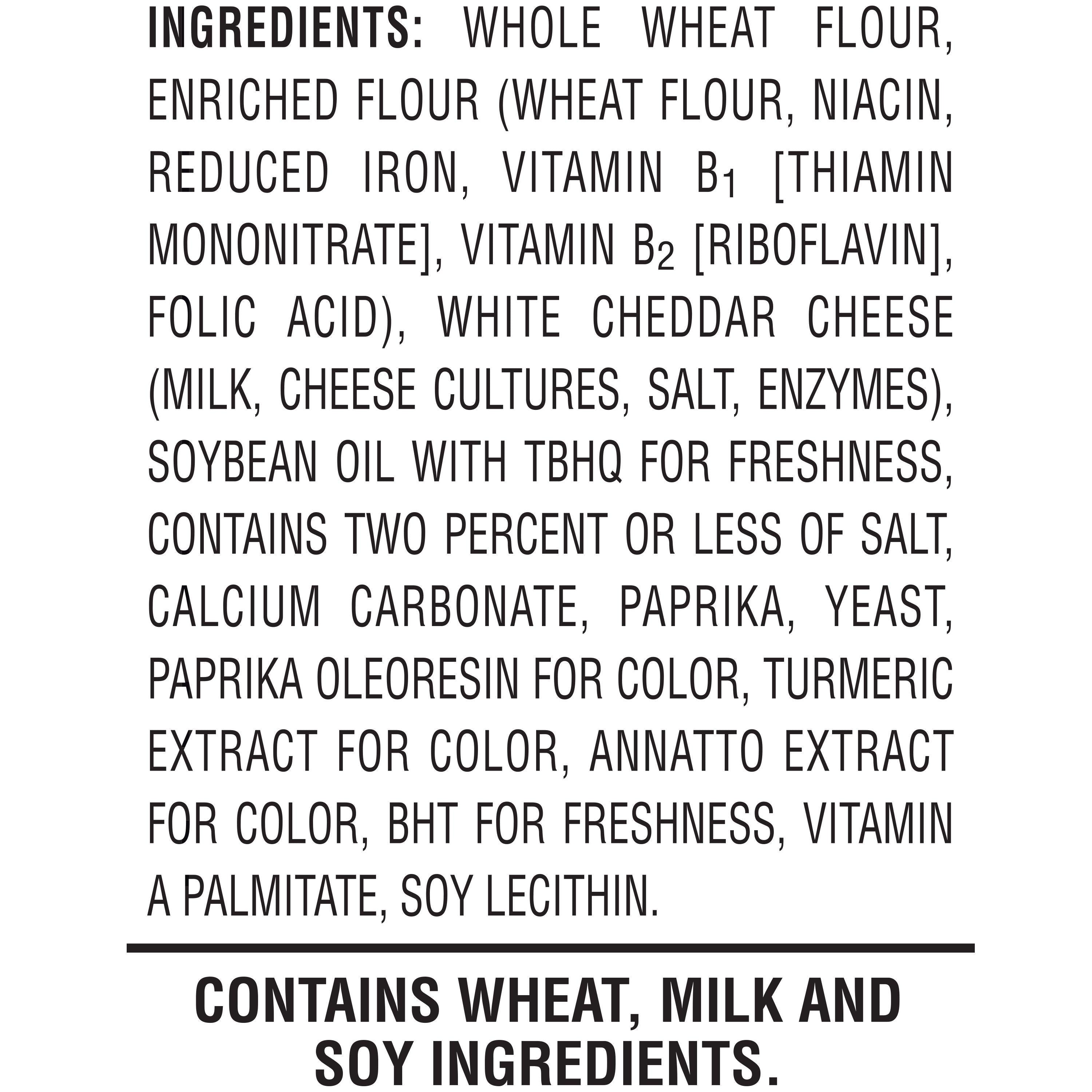 * Cheez-It Whole Grain Cracker .75oz
