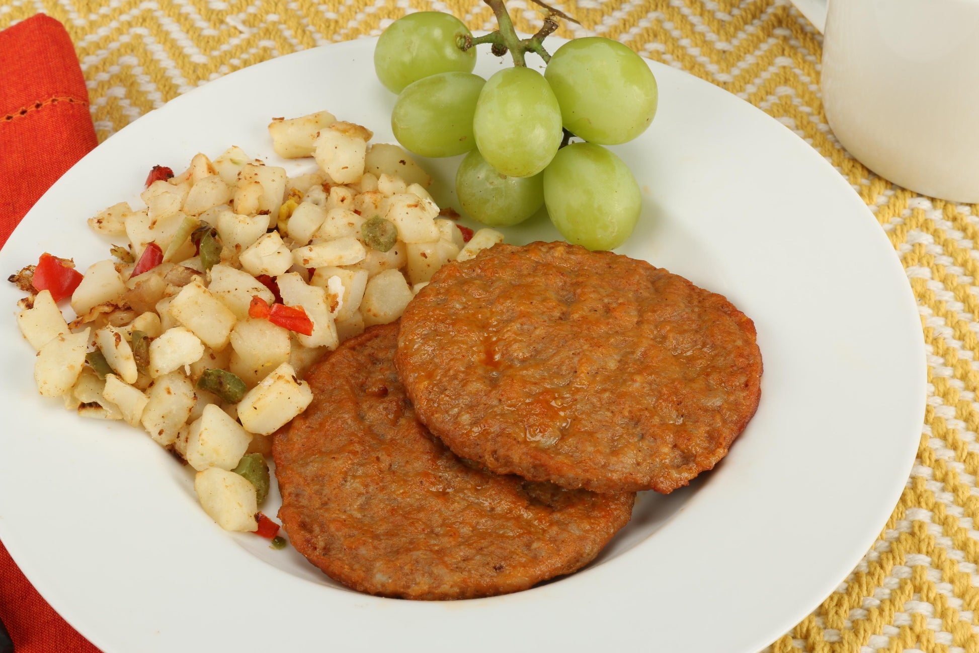 * Fully Cooked Gluten Free Chorizo Sausage Patty F