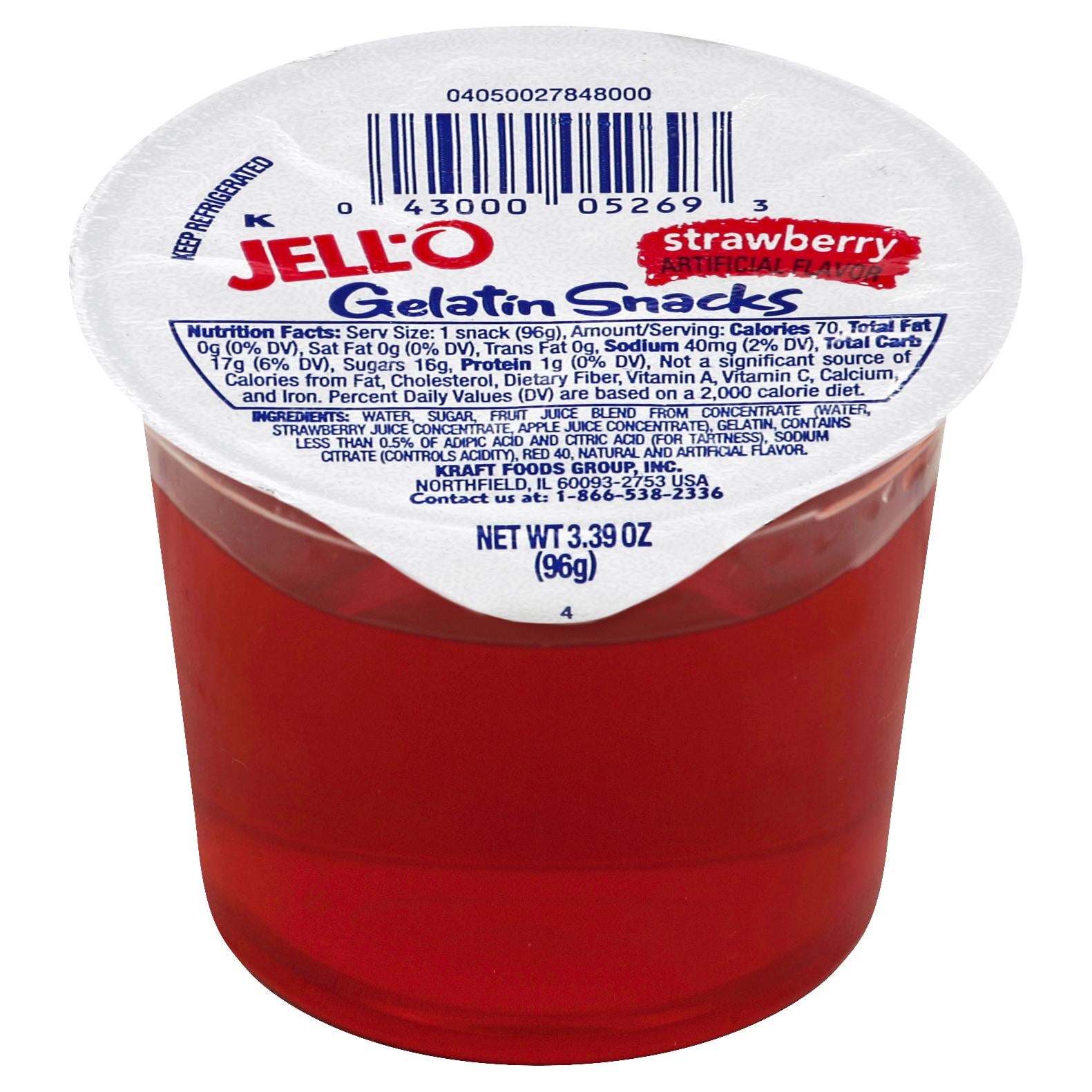 Strawberry Jello Ready to Eat