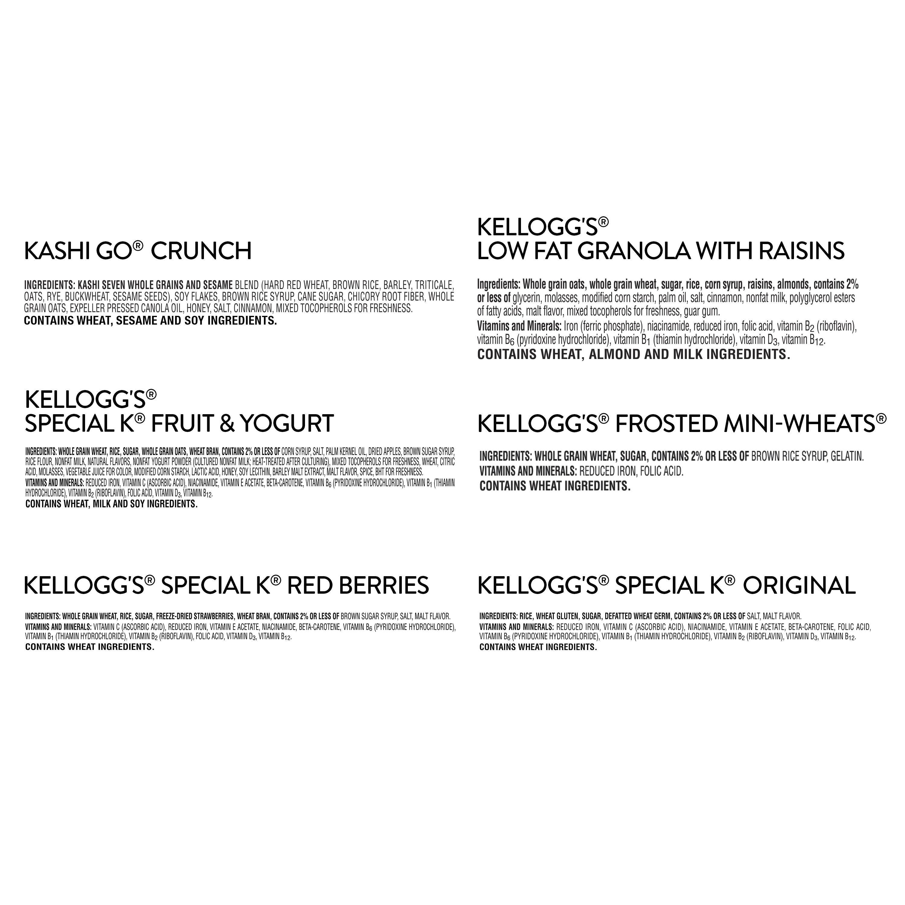 Assorted Wellness Cereal Cups
