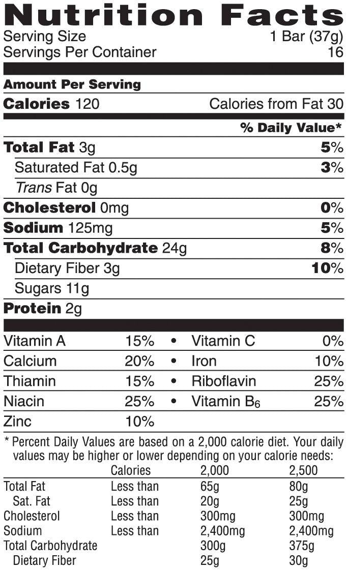 * Strawberry Nutri-Grain Bar