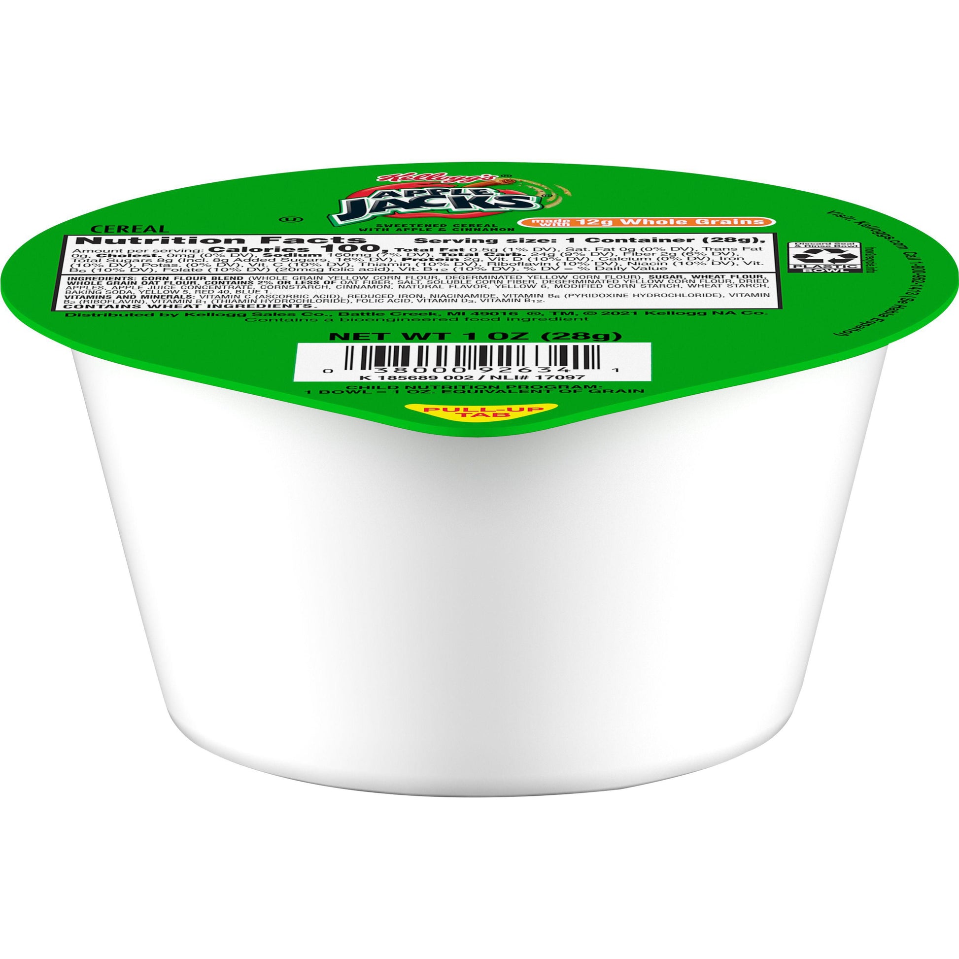 Apple Jacks Cereal Reduced Sugar Bowl