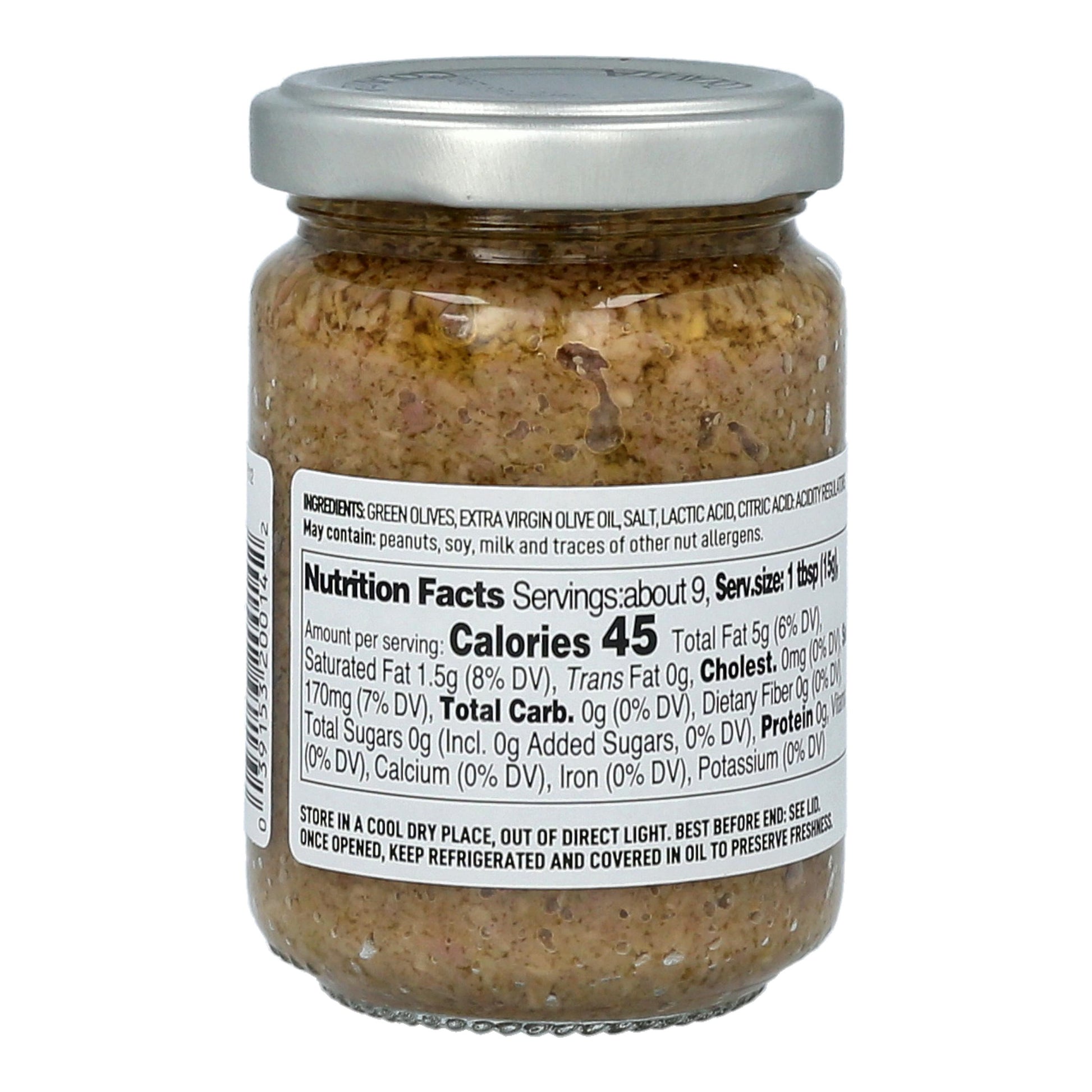 Green Olive Pate in Extra Virgin Olive Oil