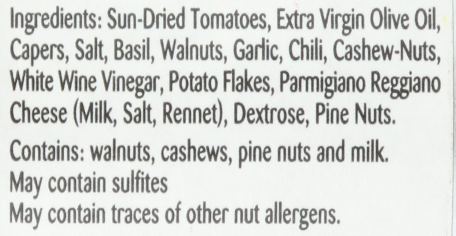 Sun-Dried Tomato Pesto in Extra Virgin Olive Oil