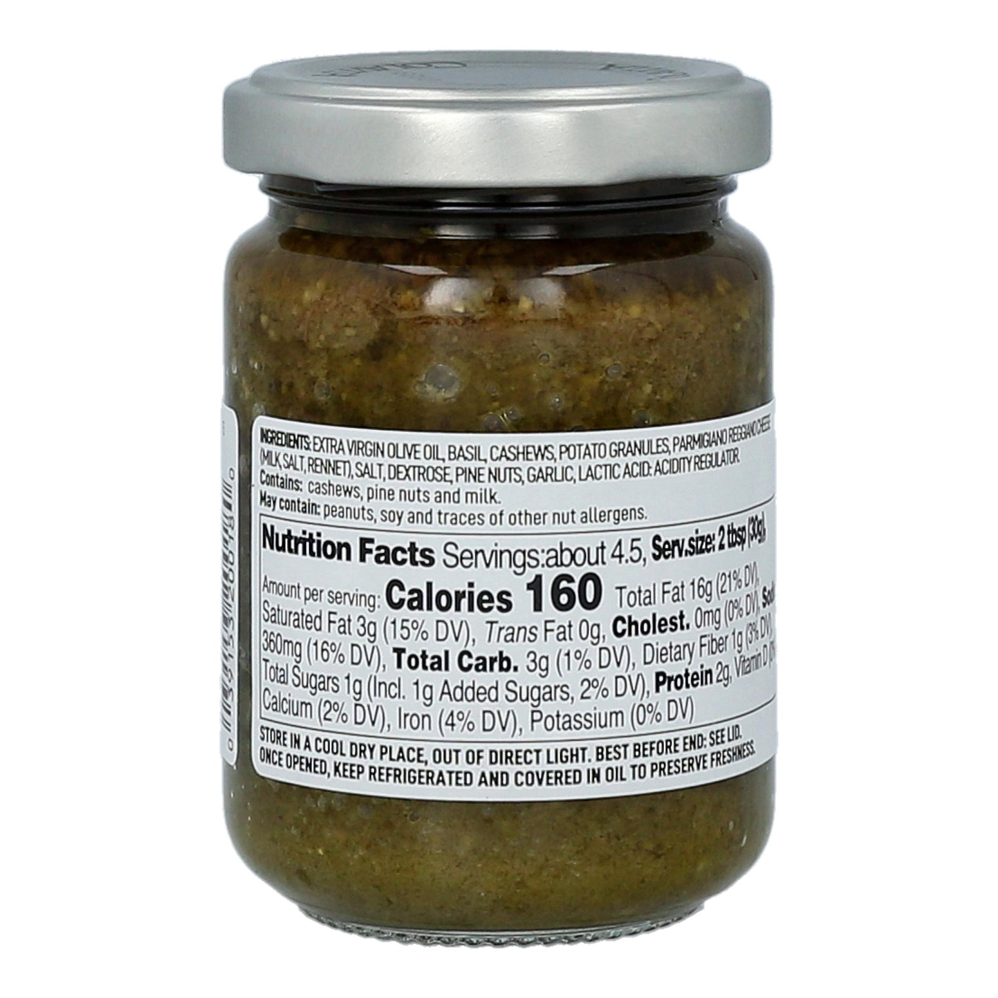 Pesto Sauce in Extra Virgin Olive Oil