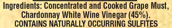 Chardonnay Balsamic Vinegar