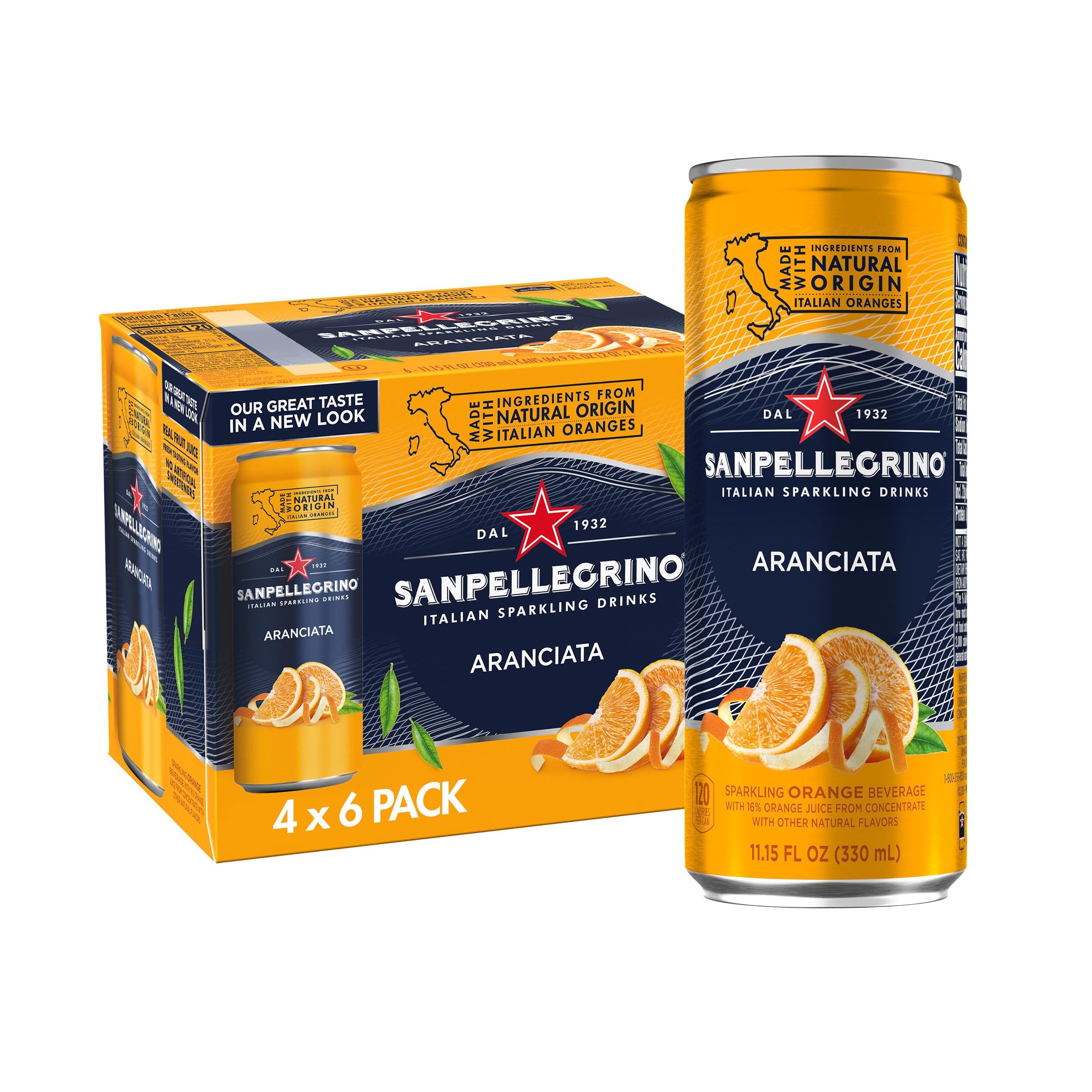 * Sparkling Aranciata Beverage