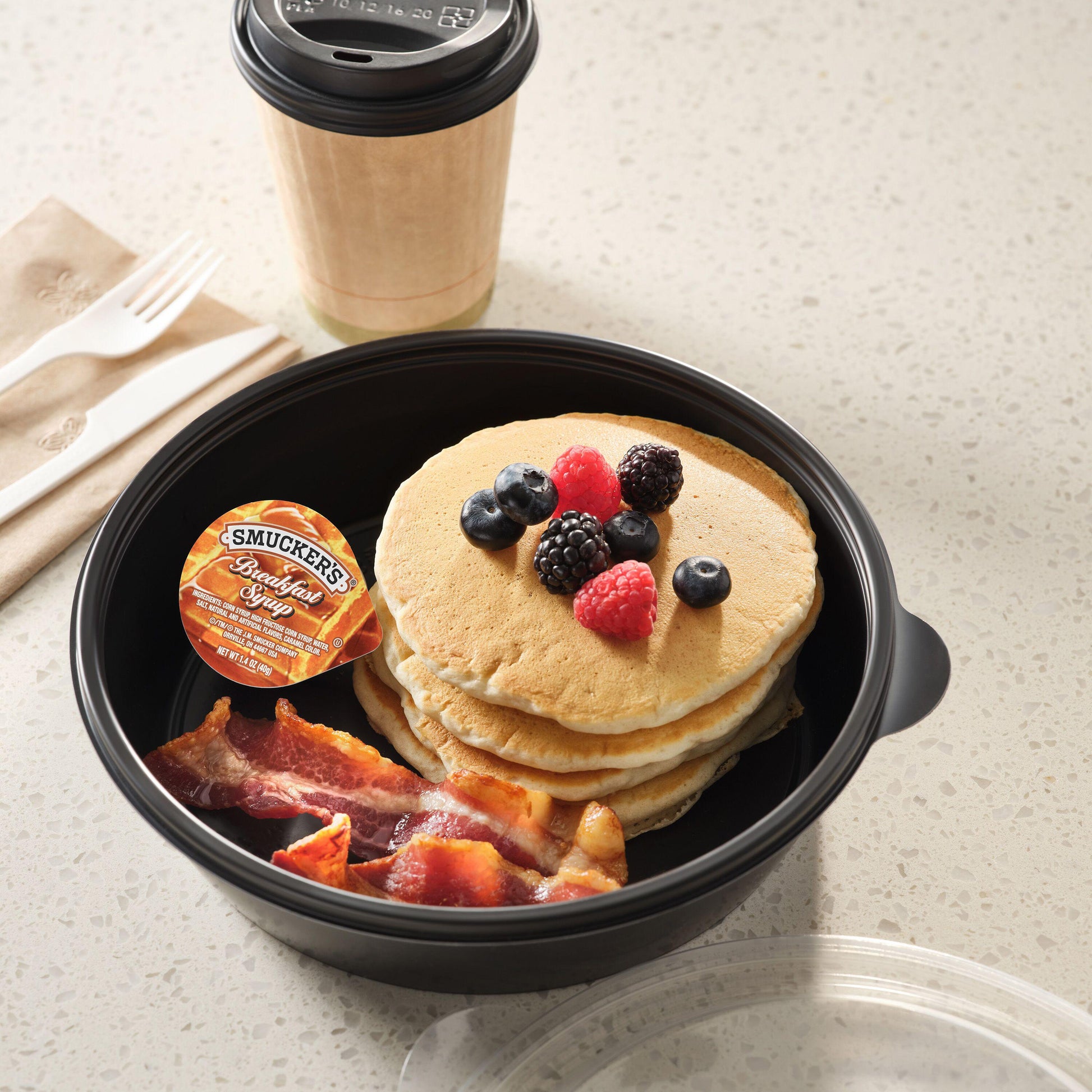 * Pancake Syrup Cups