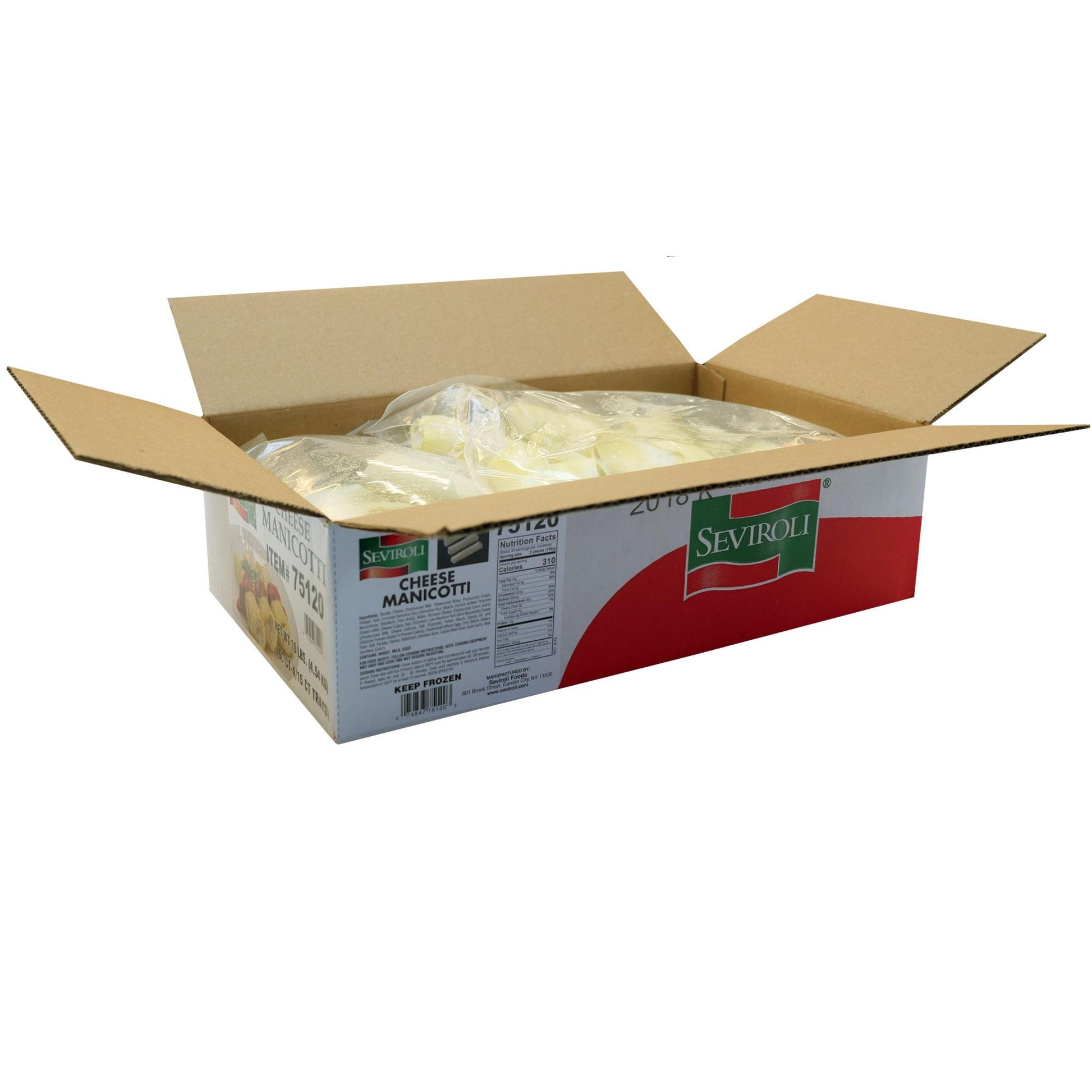 2.75oz Cheese Manicotti