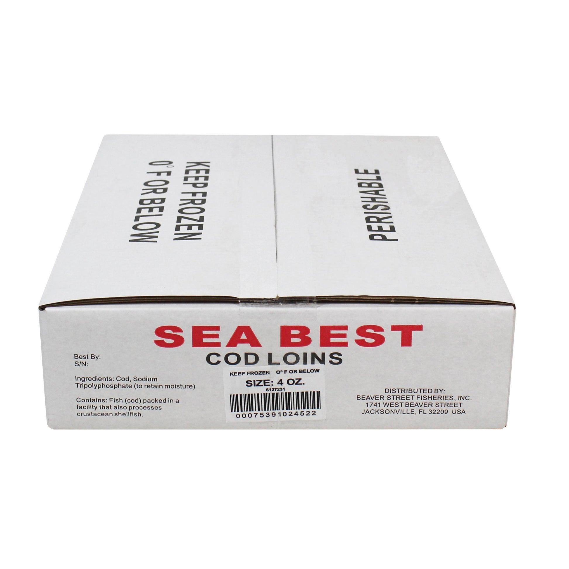Cod Loins 4oz IQF