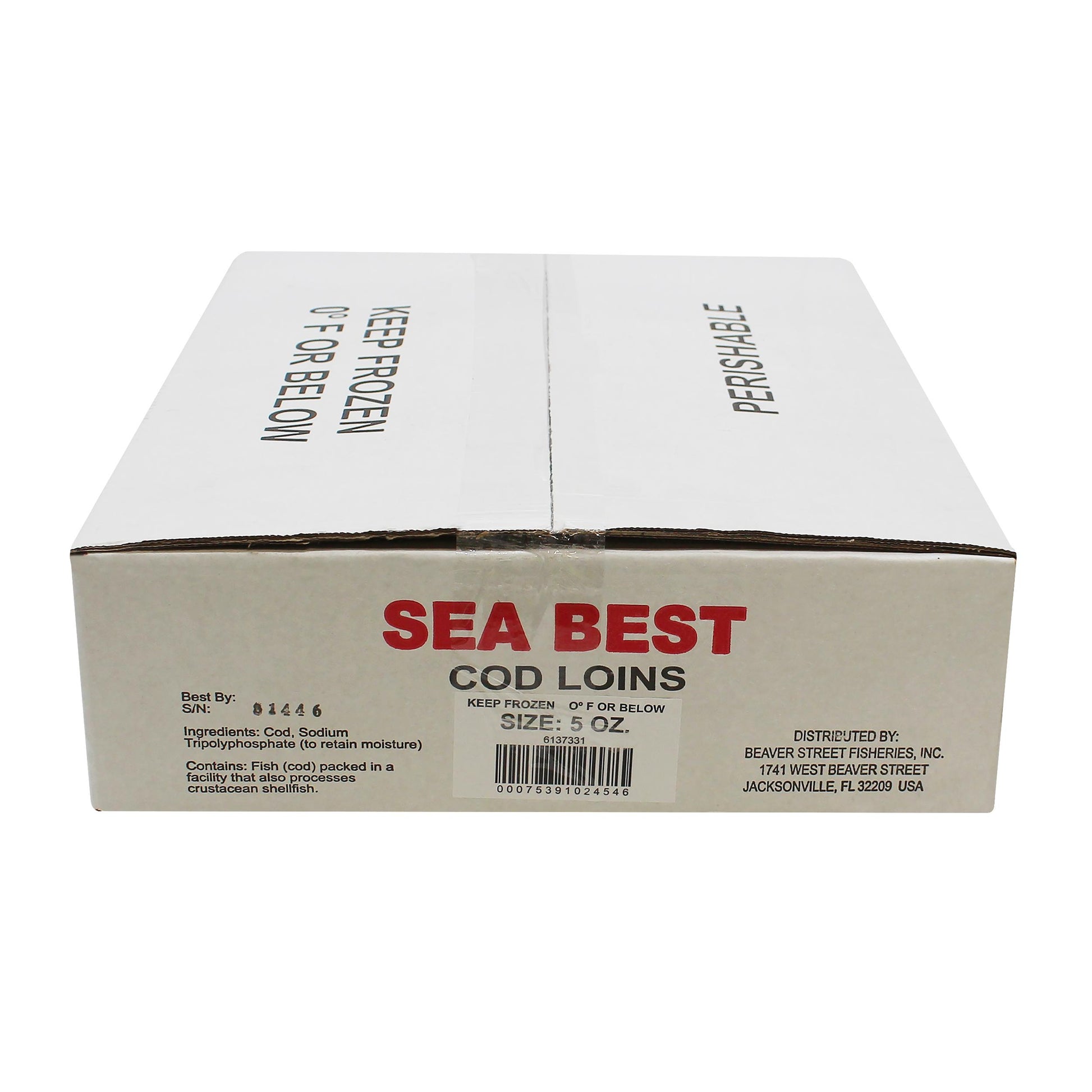 Cod Loins 6oz IQF