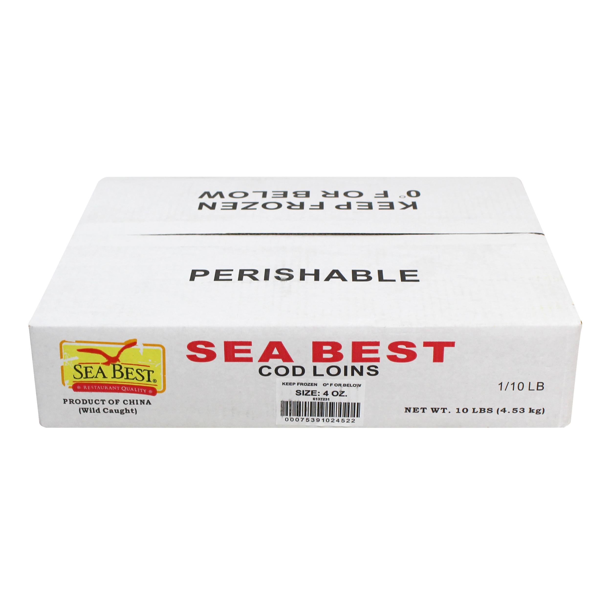 Cod Loins 4oz IQF
