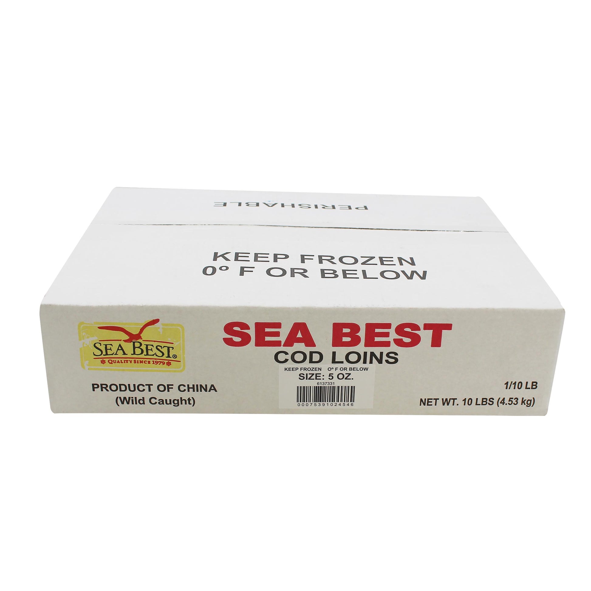 Cod Loins 6oz IQF