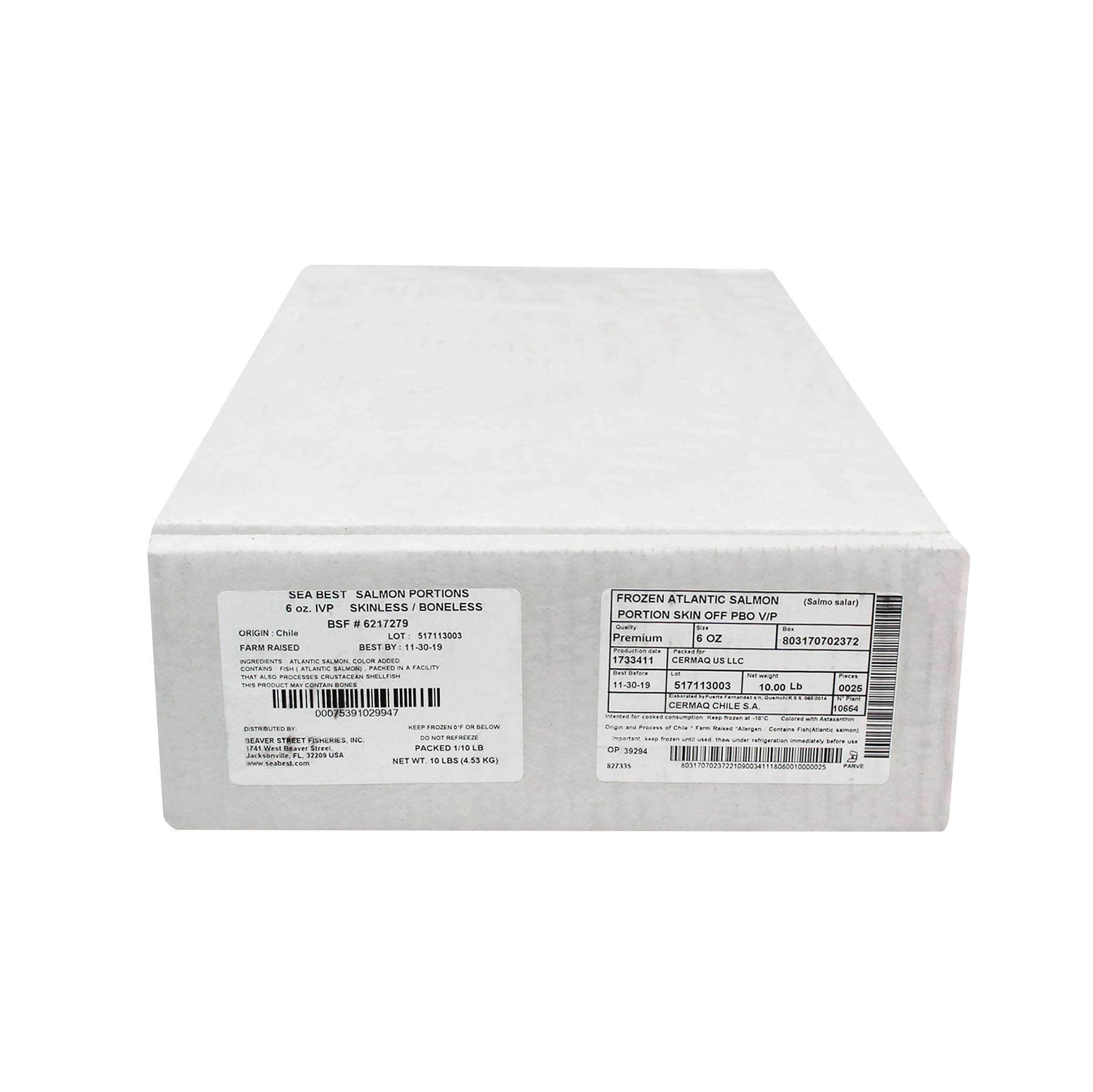 Atlantic Salmon Portion 6oz