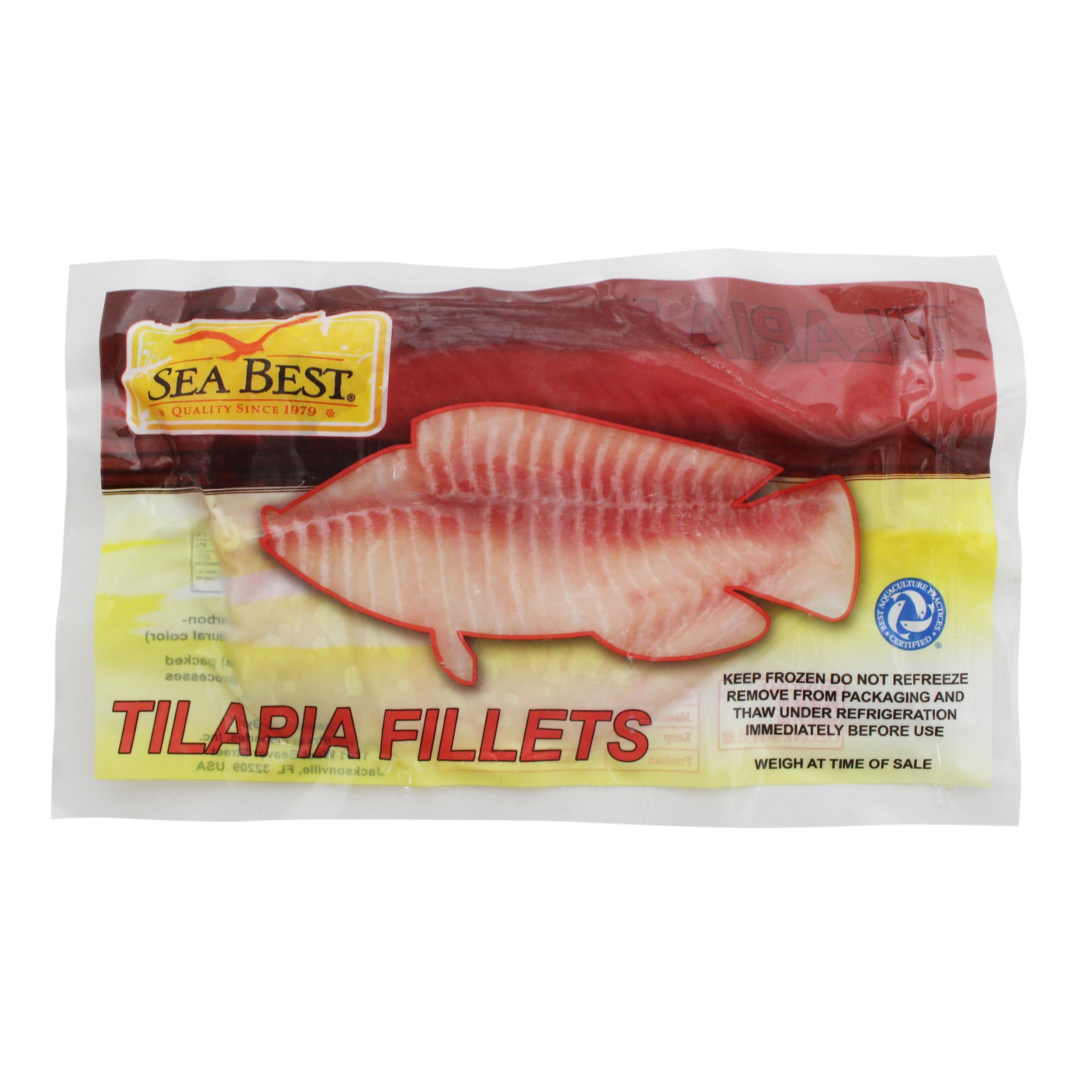 Tilapia Fillets 5/7oz V/P