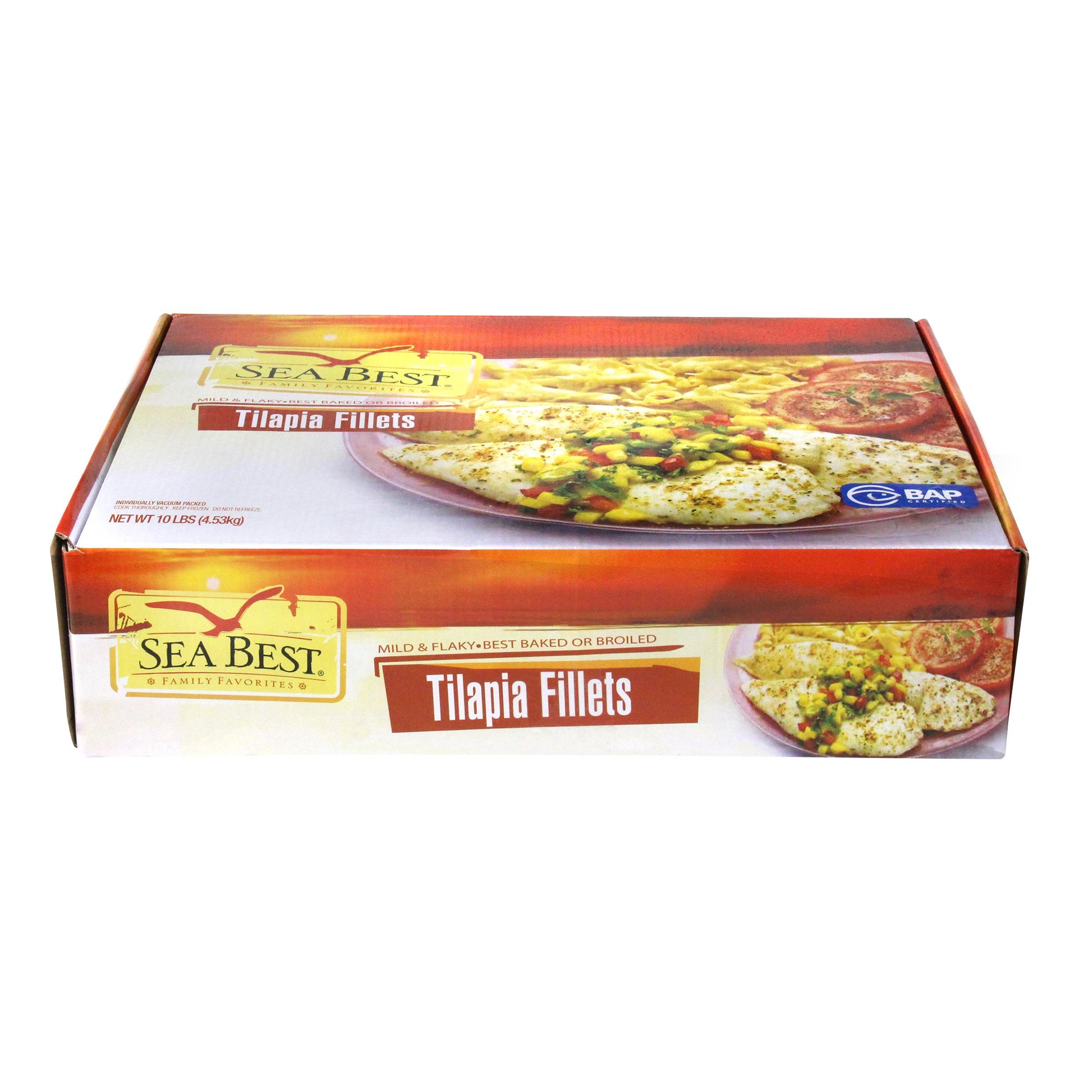 Tilapia Fillets Vacuum Packed 3/5oz
