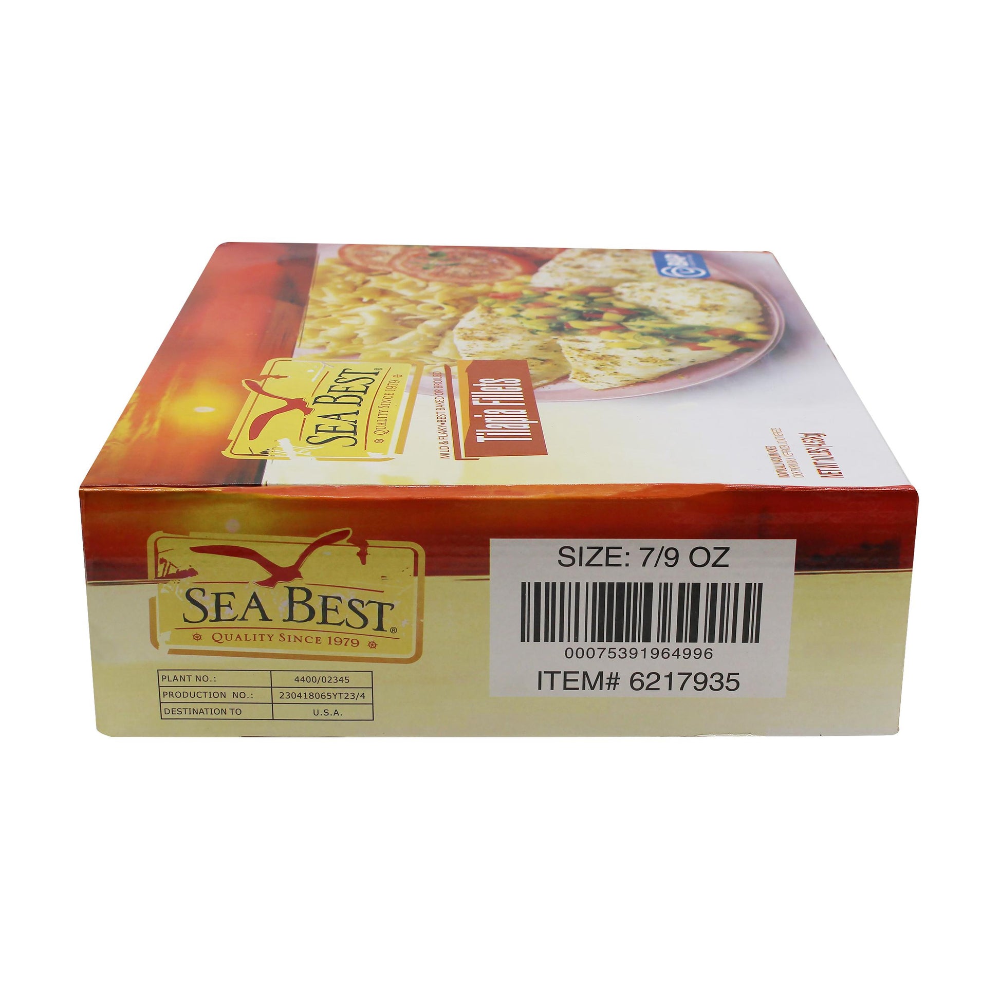 Tilapia Fillet Vacuum Packed 7/9oz
