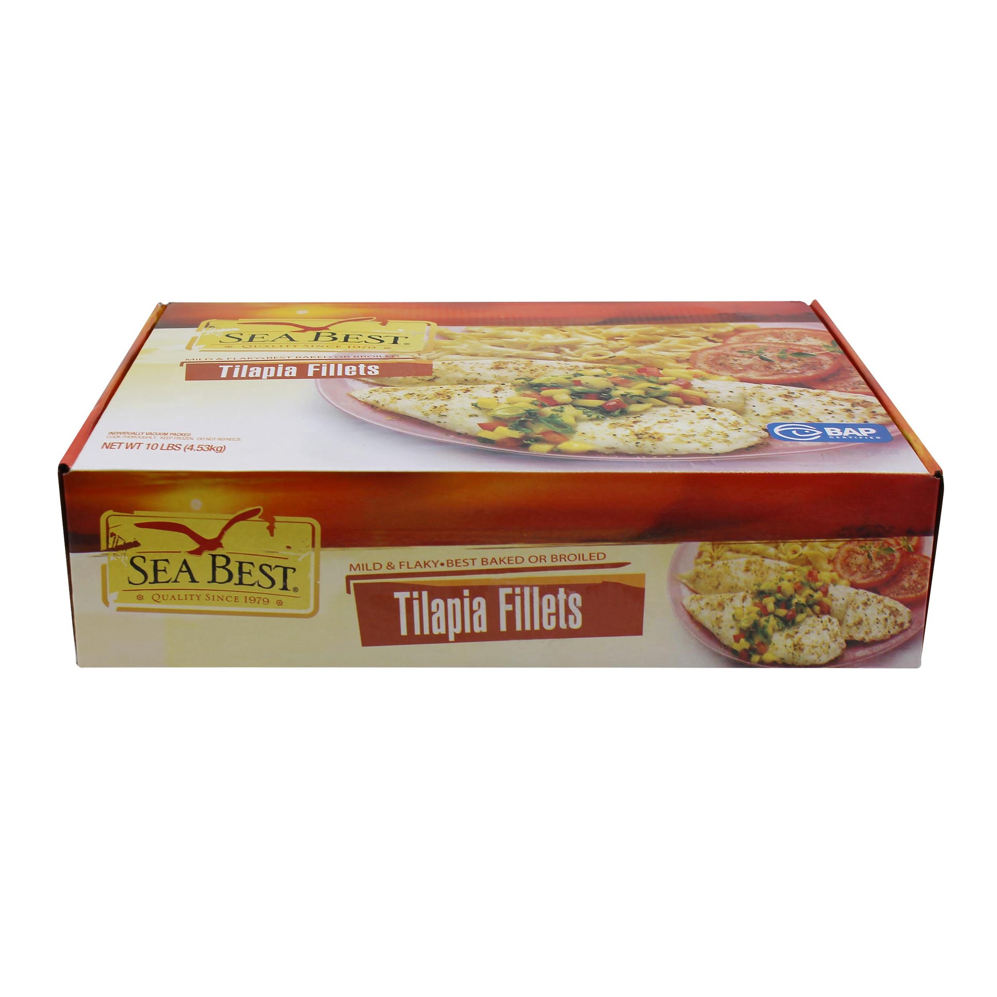 Tilapia Fillet Vacuum Packed 7/9oz