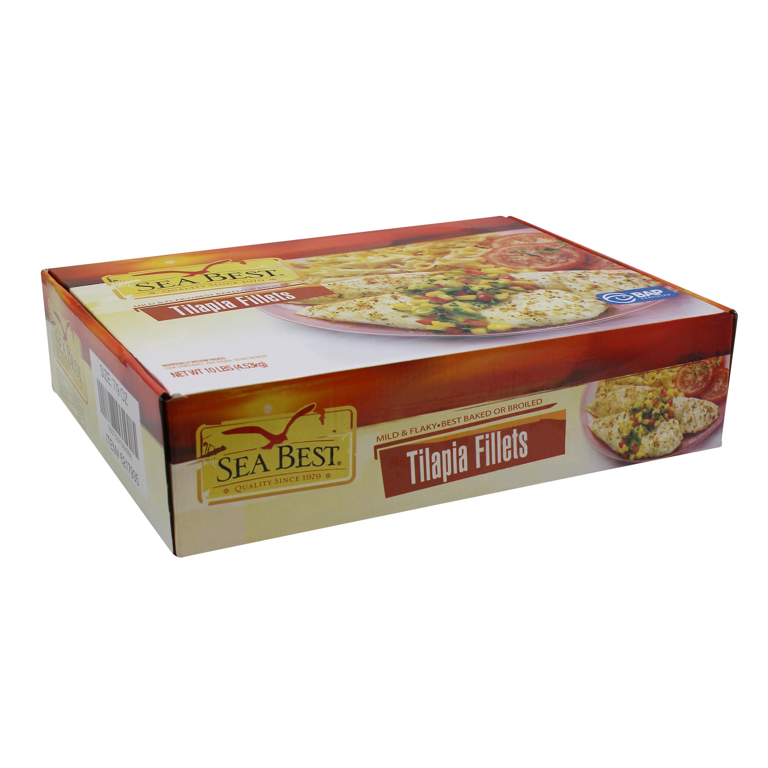 Tilapia Fillet Vacuum Packed 7/9oz