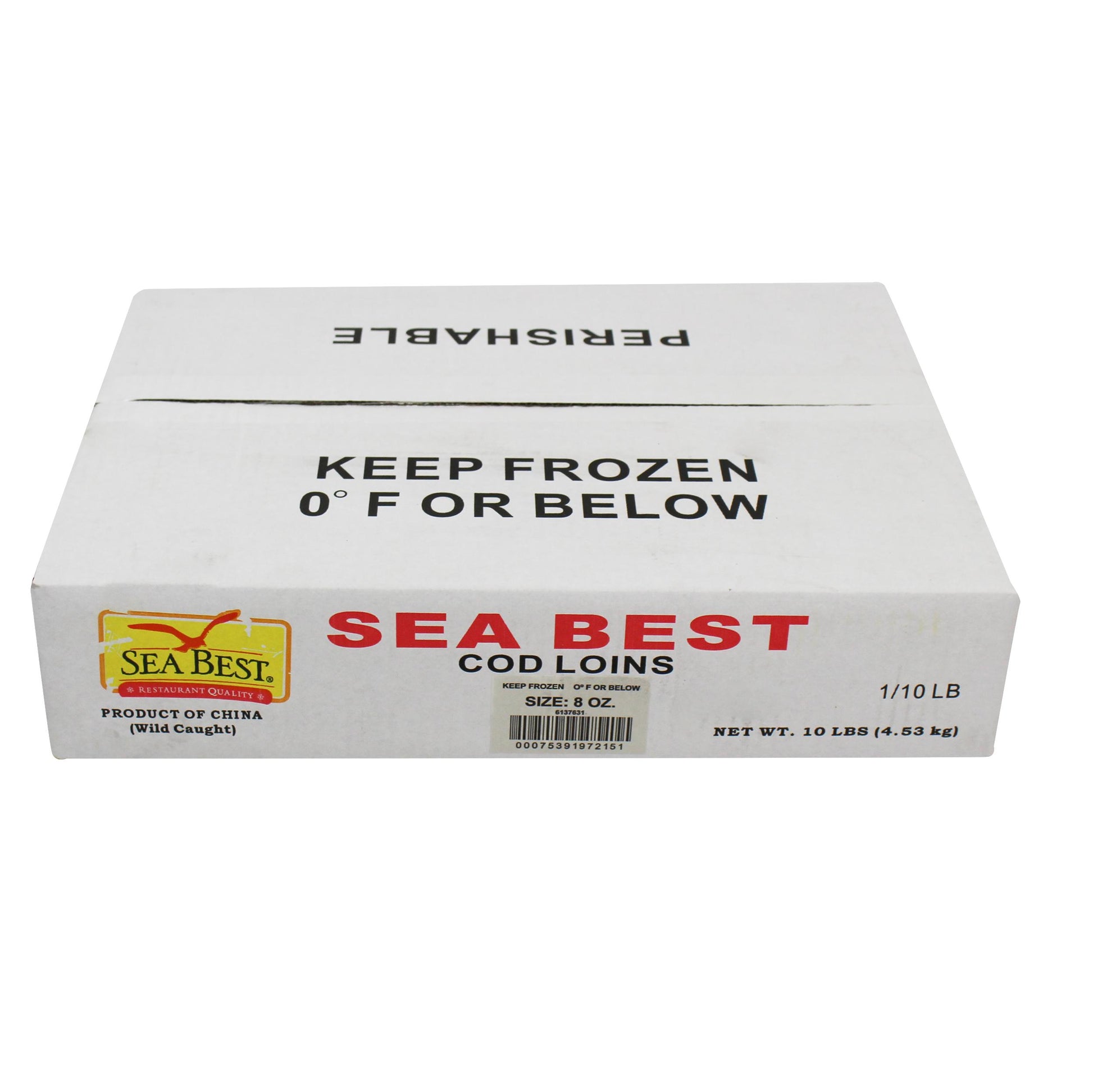 Cod Loins 8oz IQF