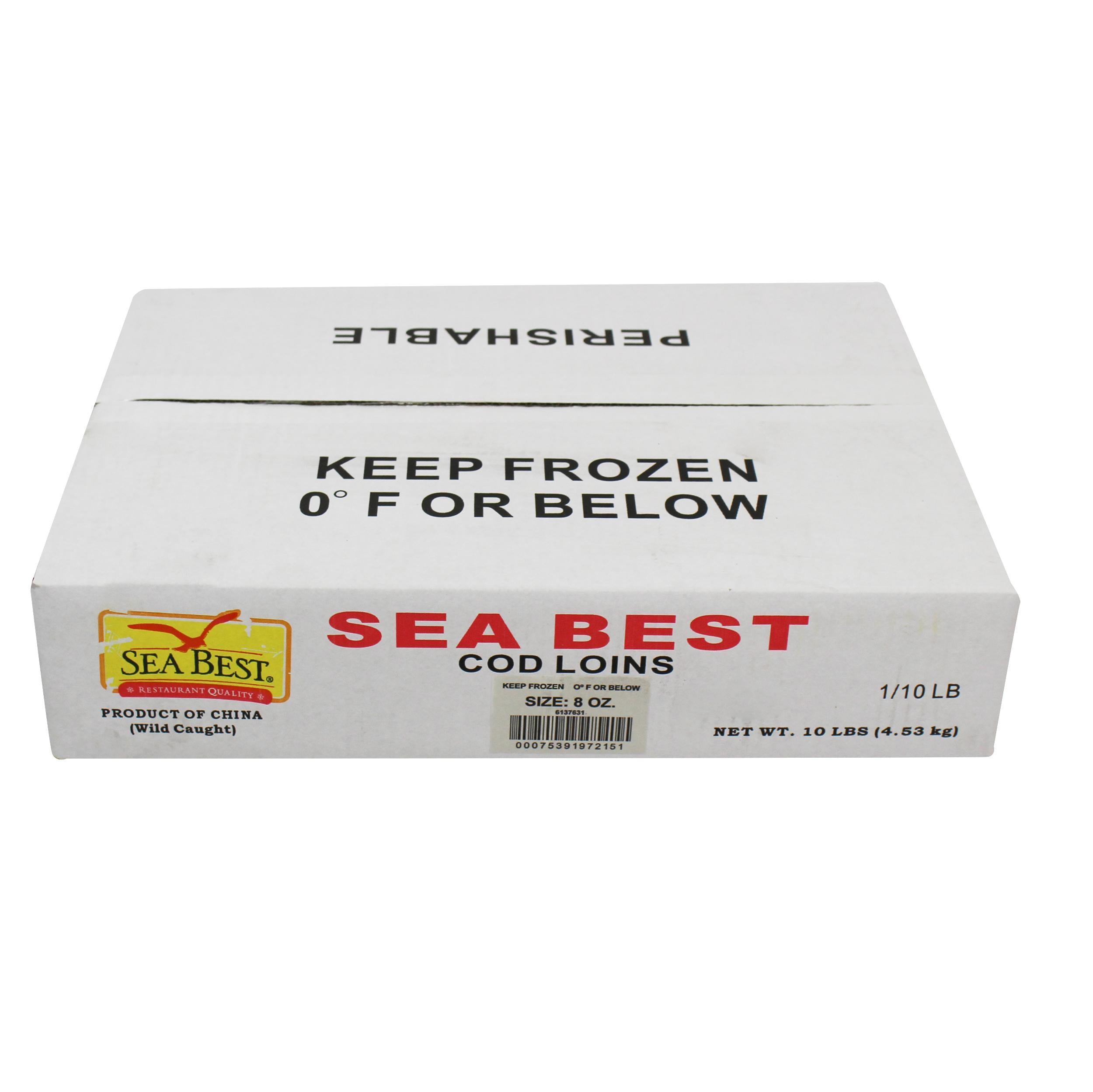 Cod Loins 8oz IQF