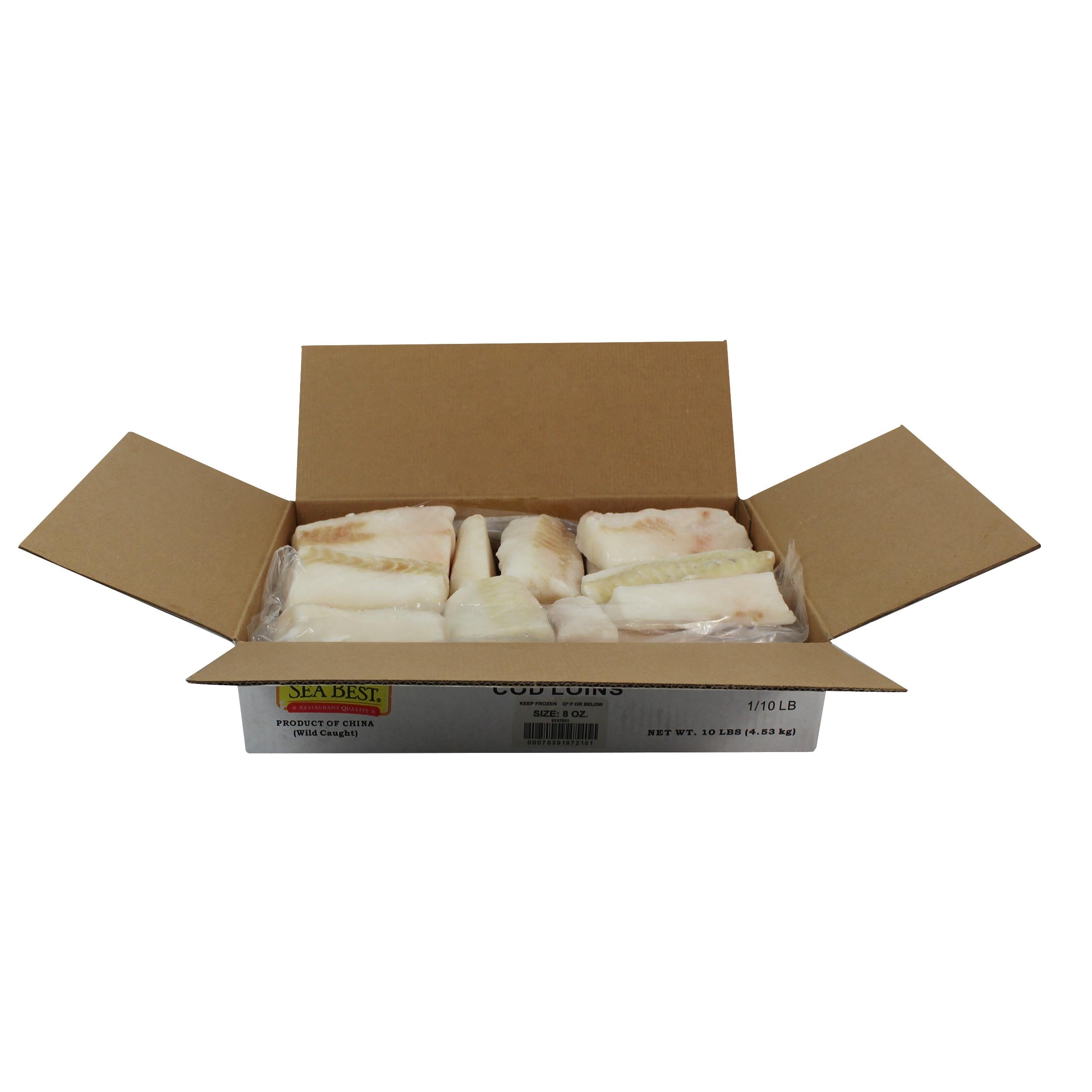 Cod Loins 8oz IQF