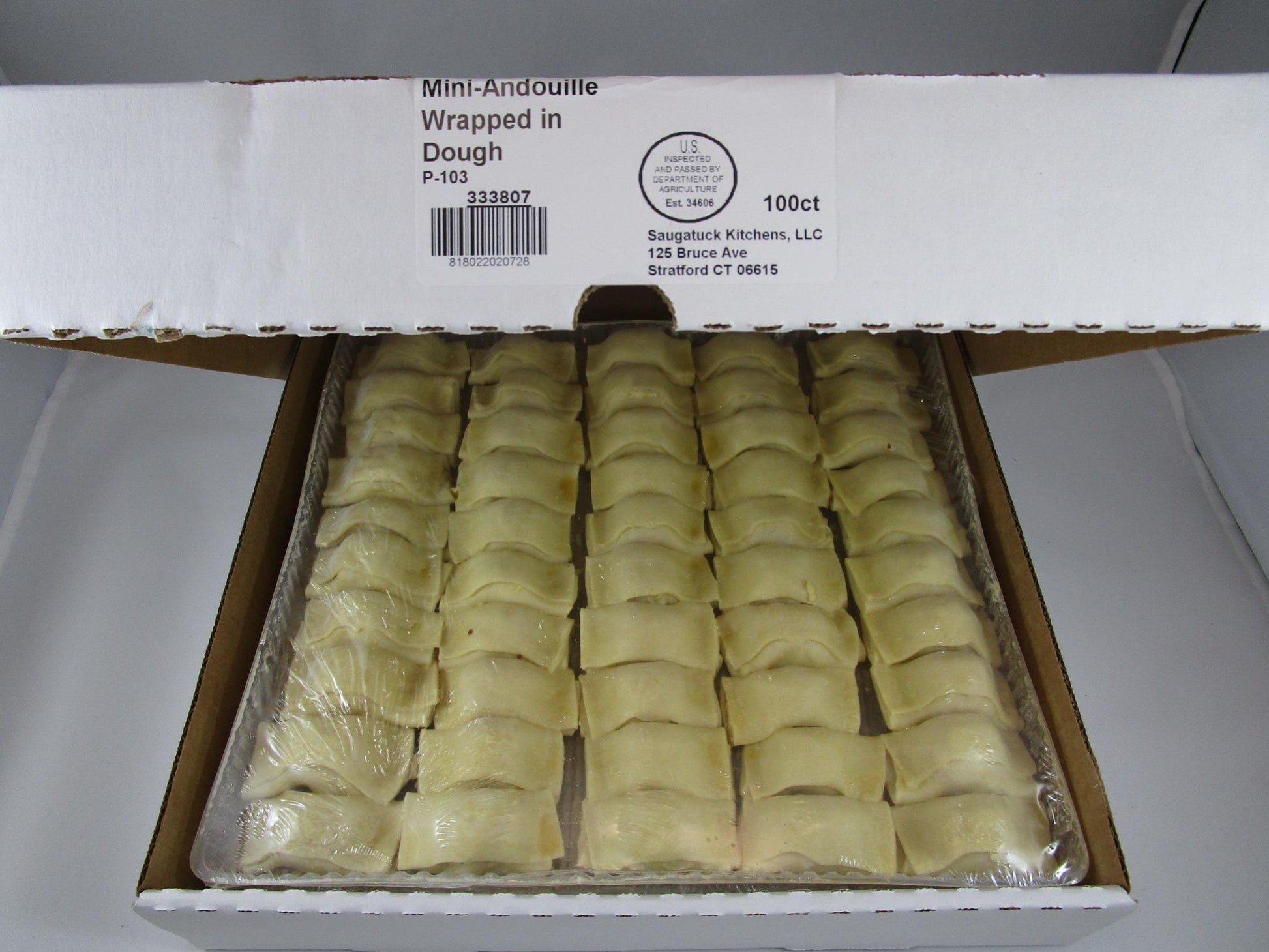 Mini Andouille Puff Pastry