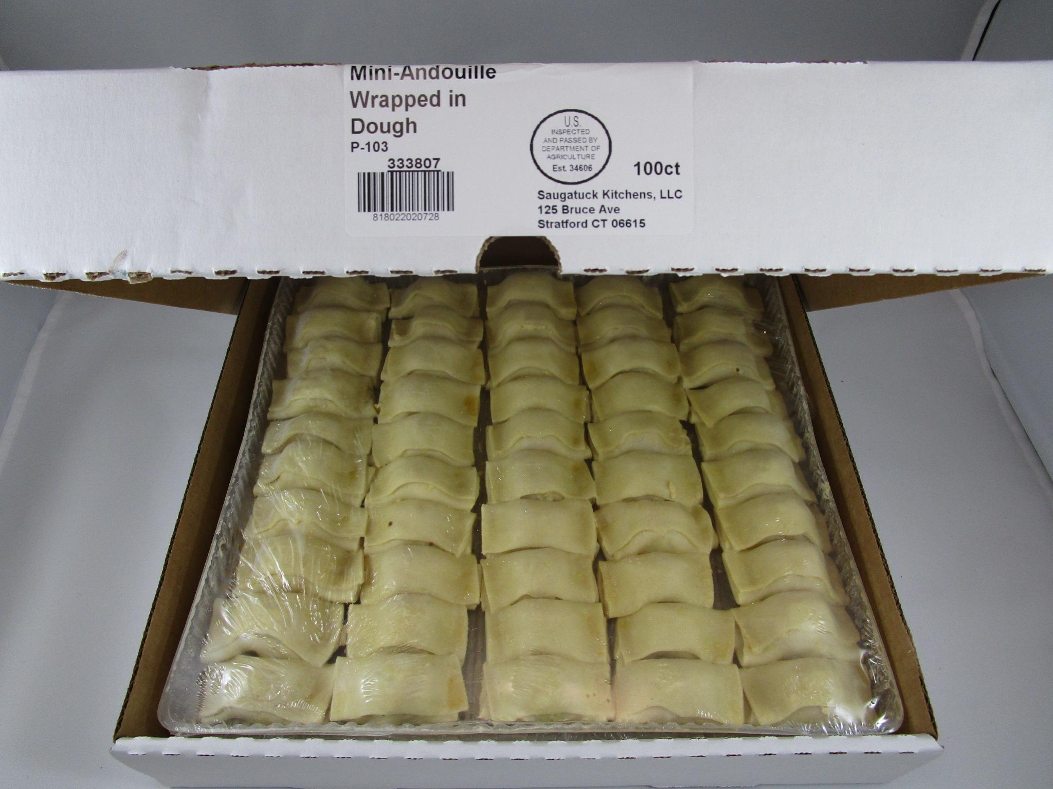 Mini Andouille Puff Pastry