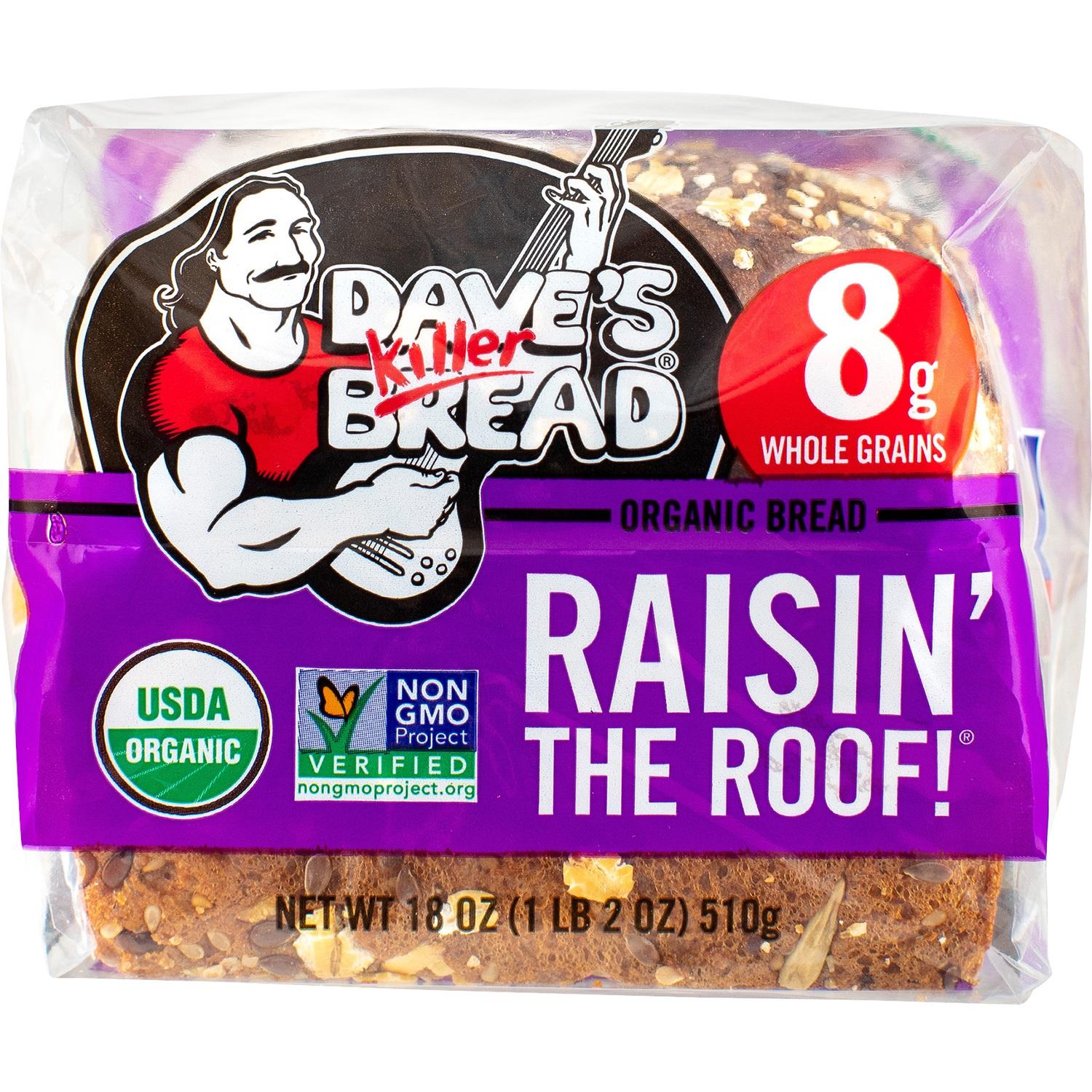 Organic Cinnamon Raisin Bread