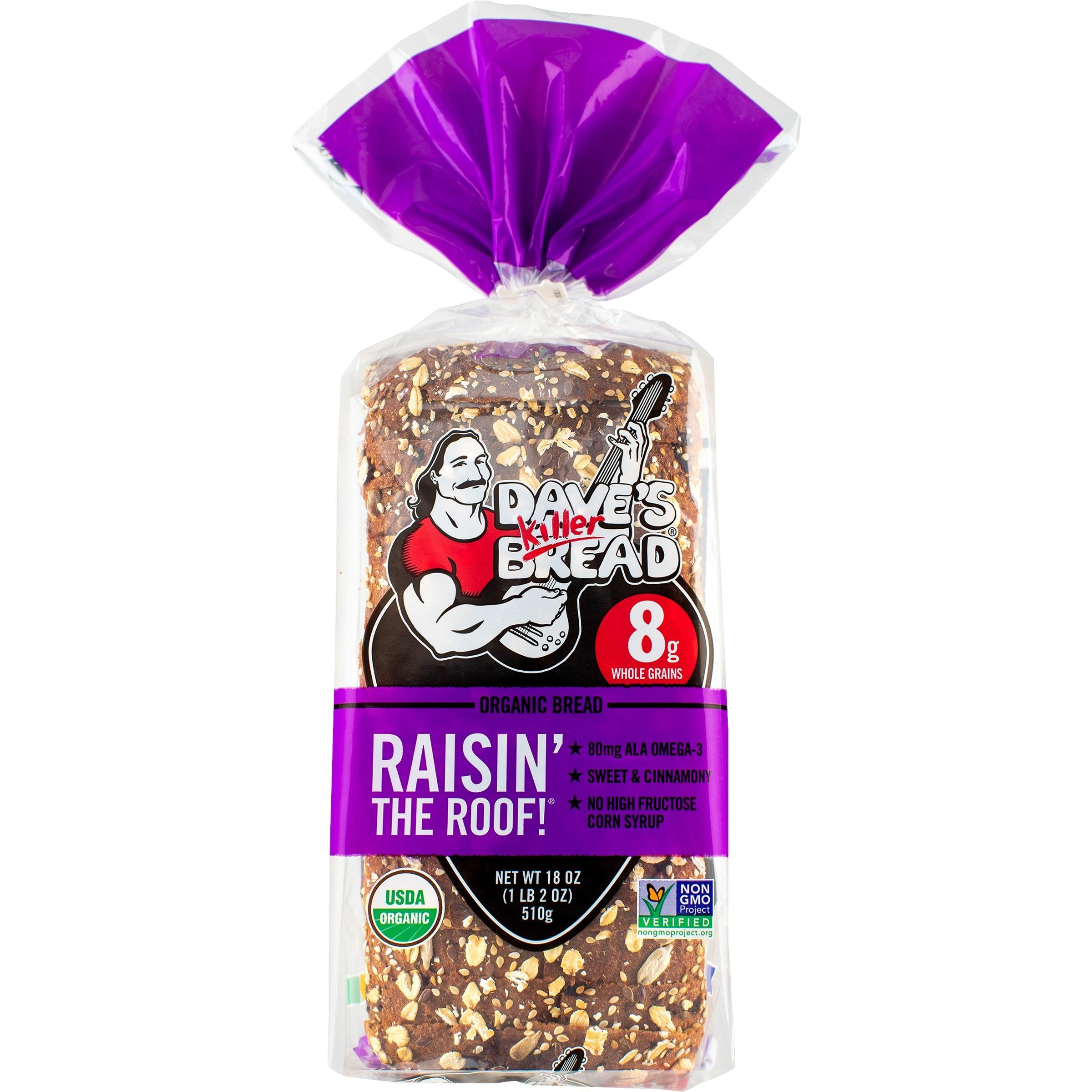 Organic Cinnamon Raisin Bread