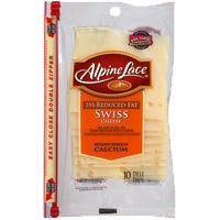 Reduced Fat Sliced Swiss Cheese