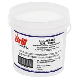 White Breakfast Roll Icing
