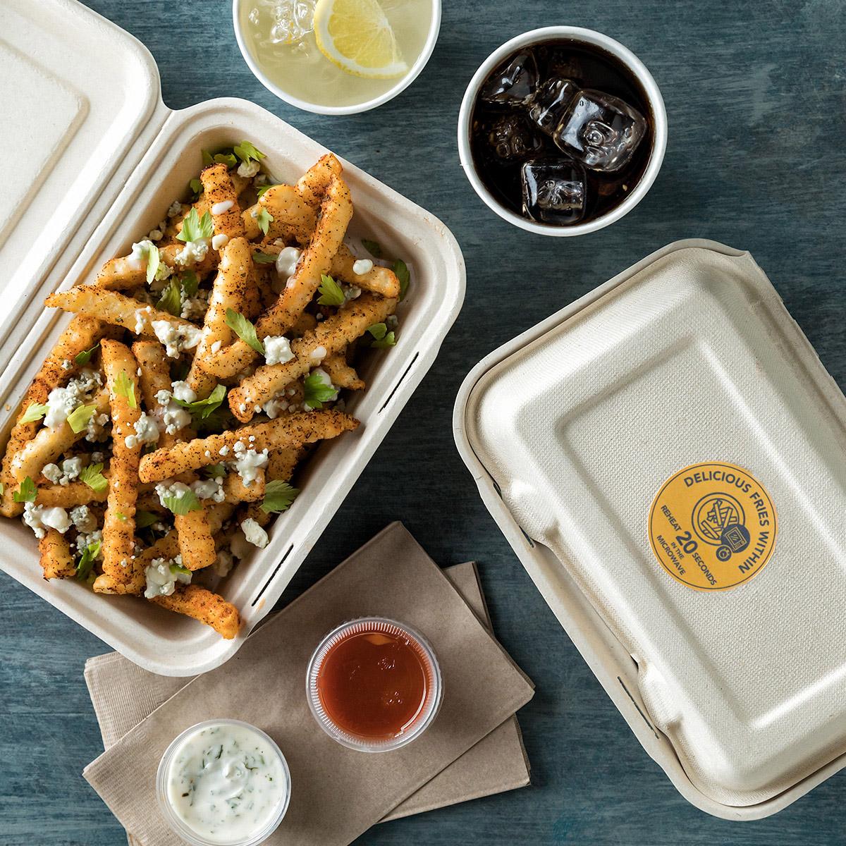 1/2 Inch Clear Coat Crinkle Cut Fries