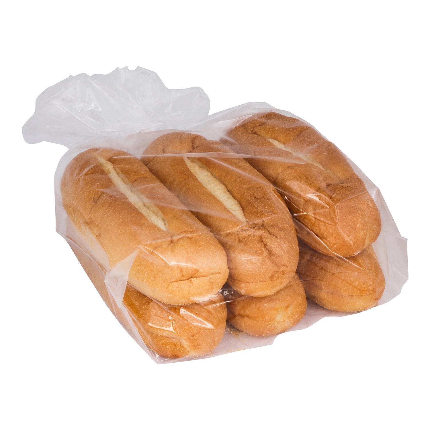 * 6 Inch Sliced Baked Hoagie Roll