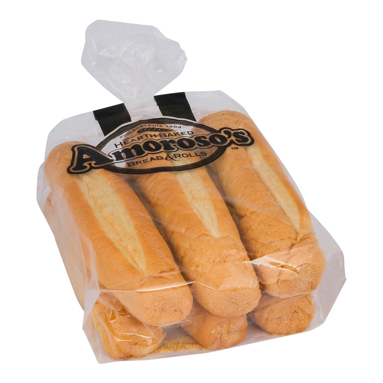 10 Inch Sliced Baked Hoagie Roll