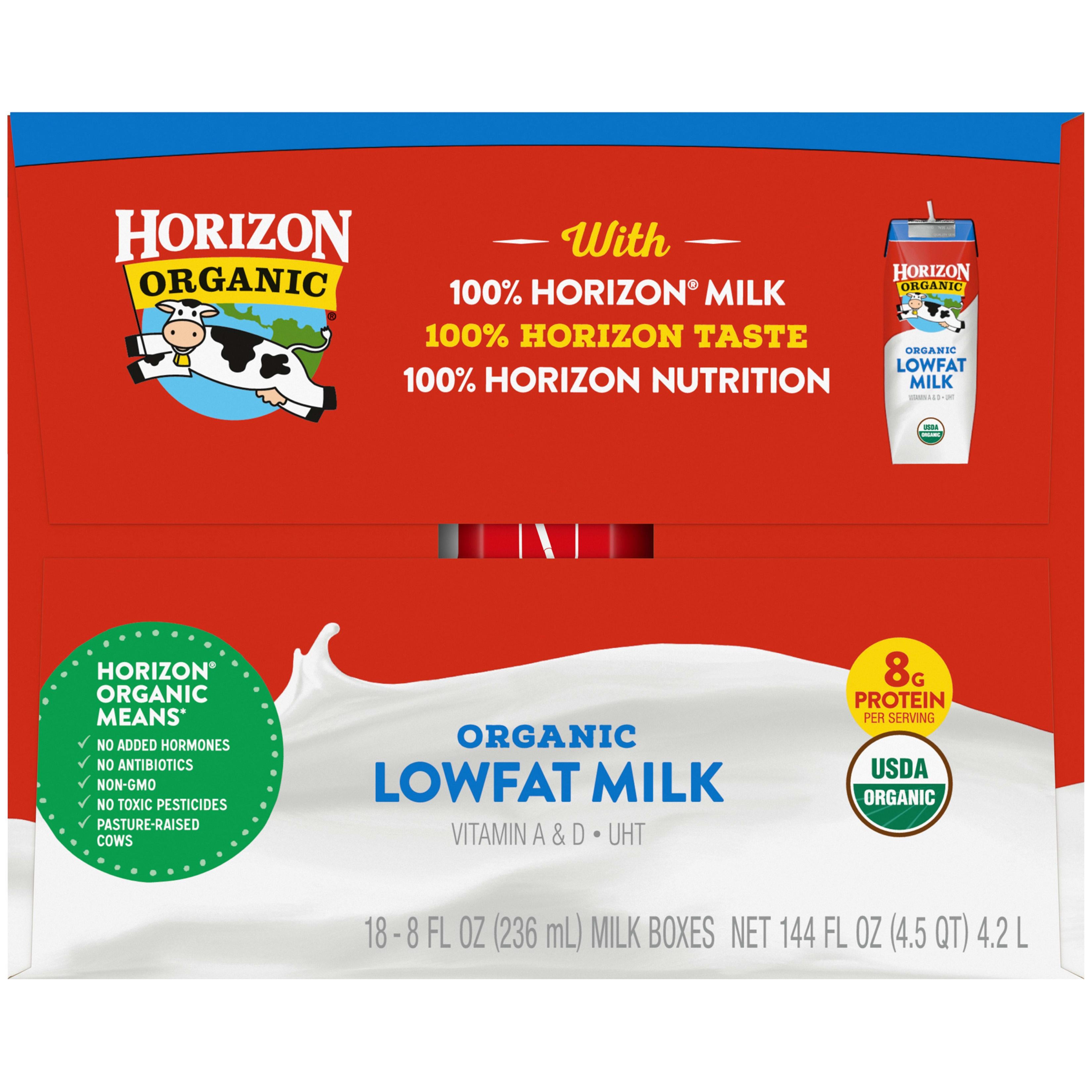 * Organic 1% Aseptic Milk