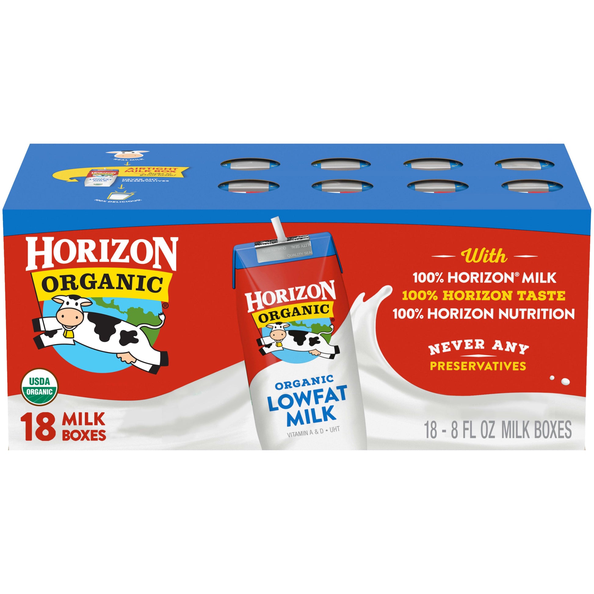 * Organic 1% Aseptic Milk