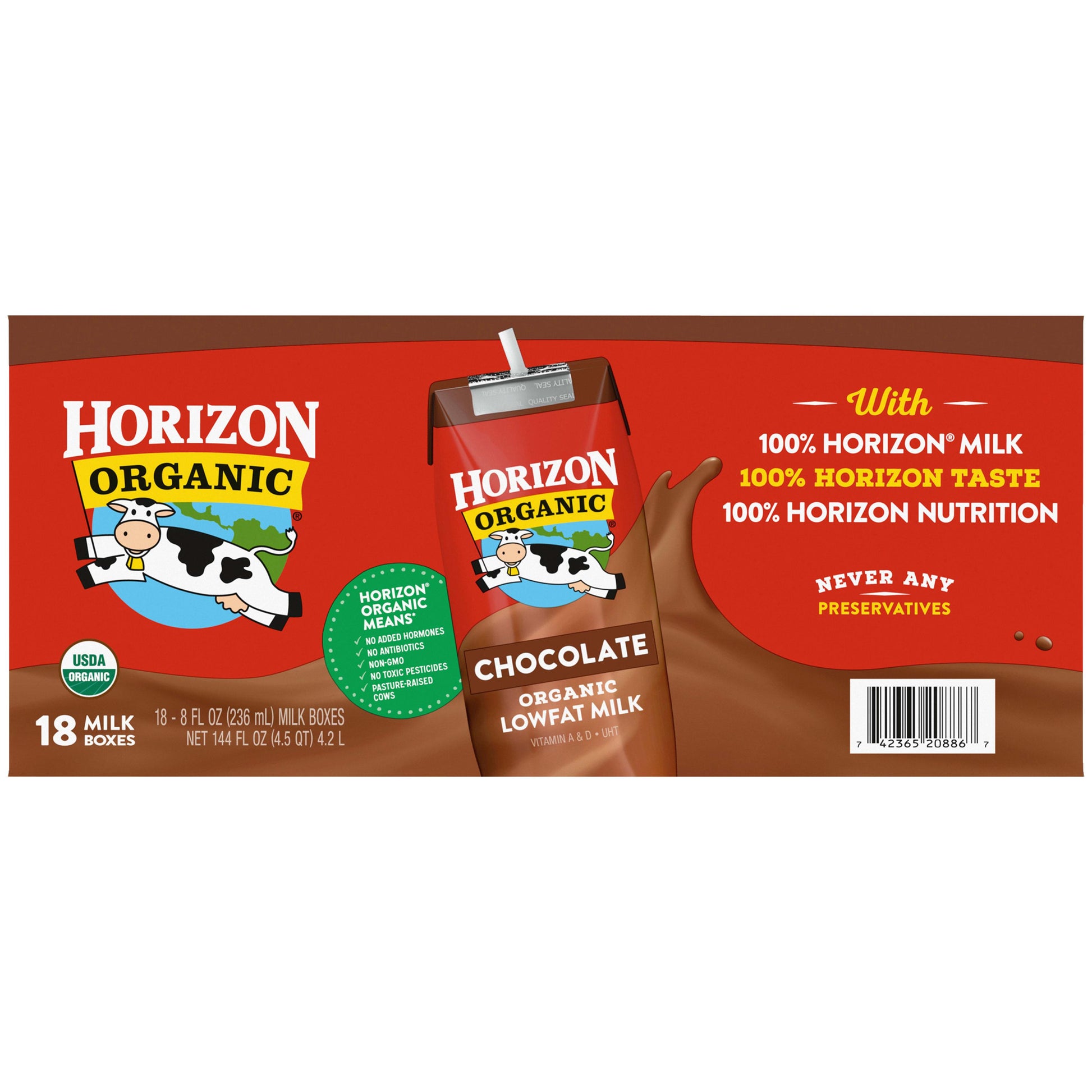 * Organic Aseptic Chocolate Milk