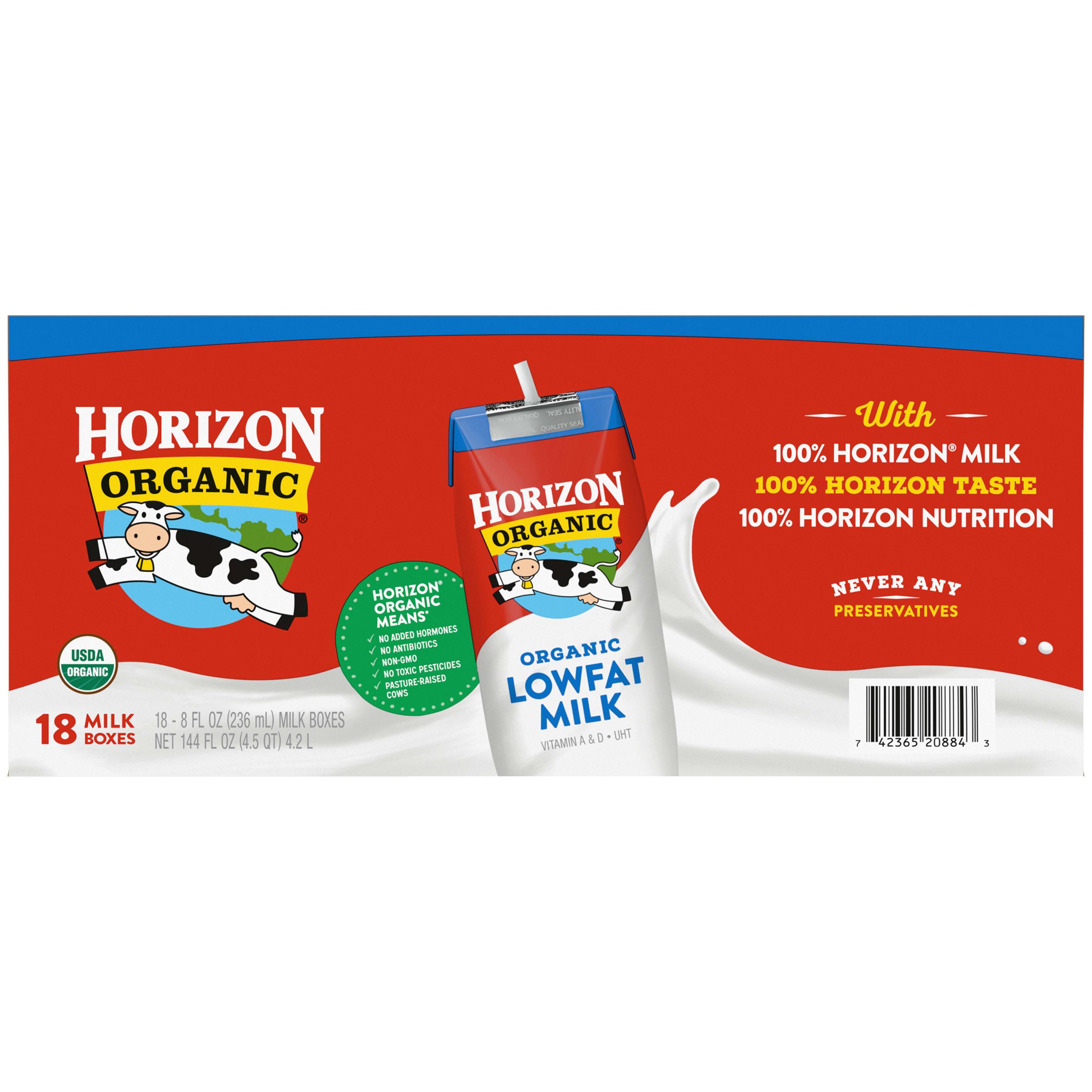 * Organic 1% Aseptic Milk